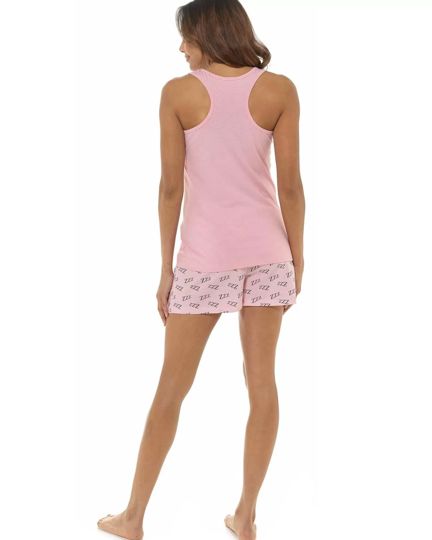 Foxbury Pyjamas | Pink Sleeping Sloth Short Pyjamas