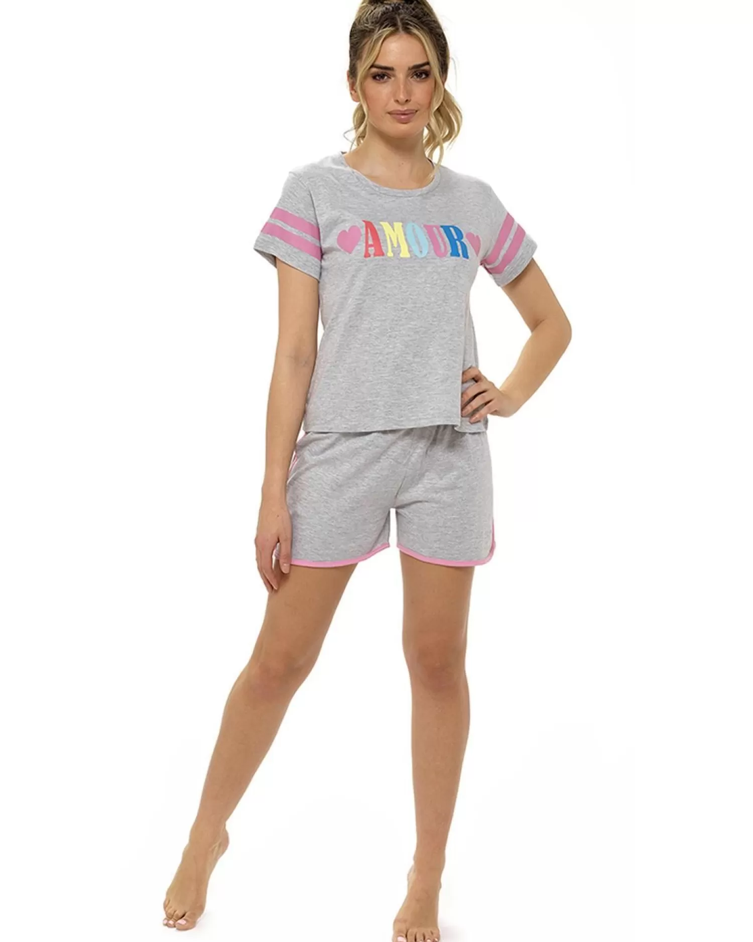 Foxbury Pyjamas | Rainbow Amour Short Pyjamas