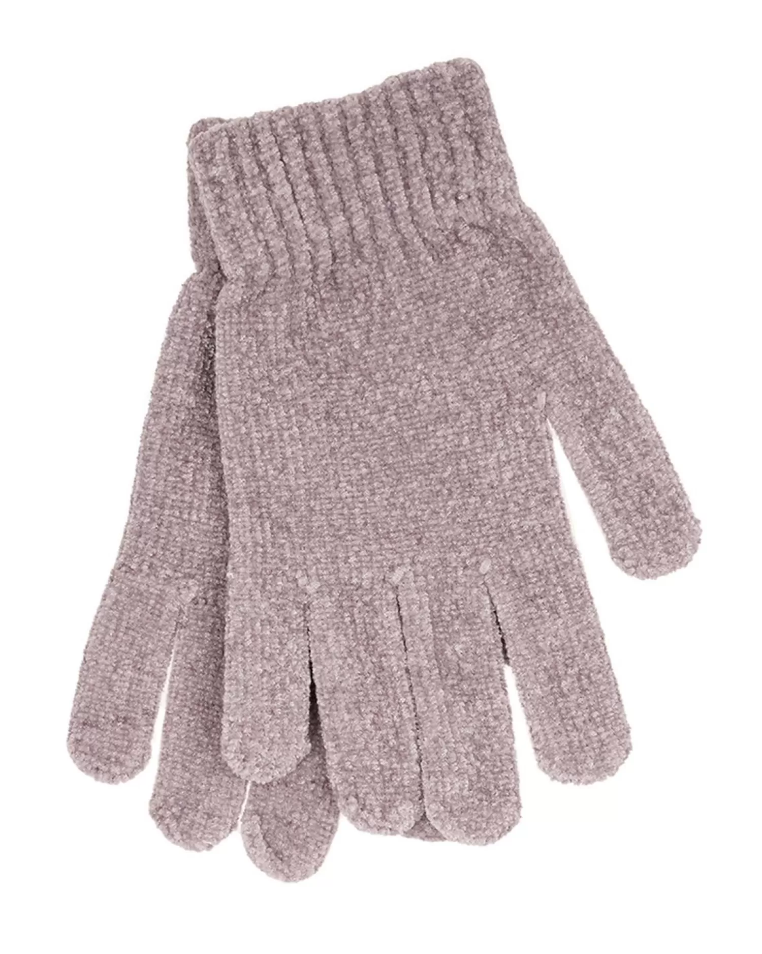 Foxbury Gloves | Womens Thermal Chenille Magic Gloves - Grey