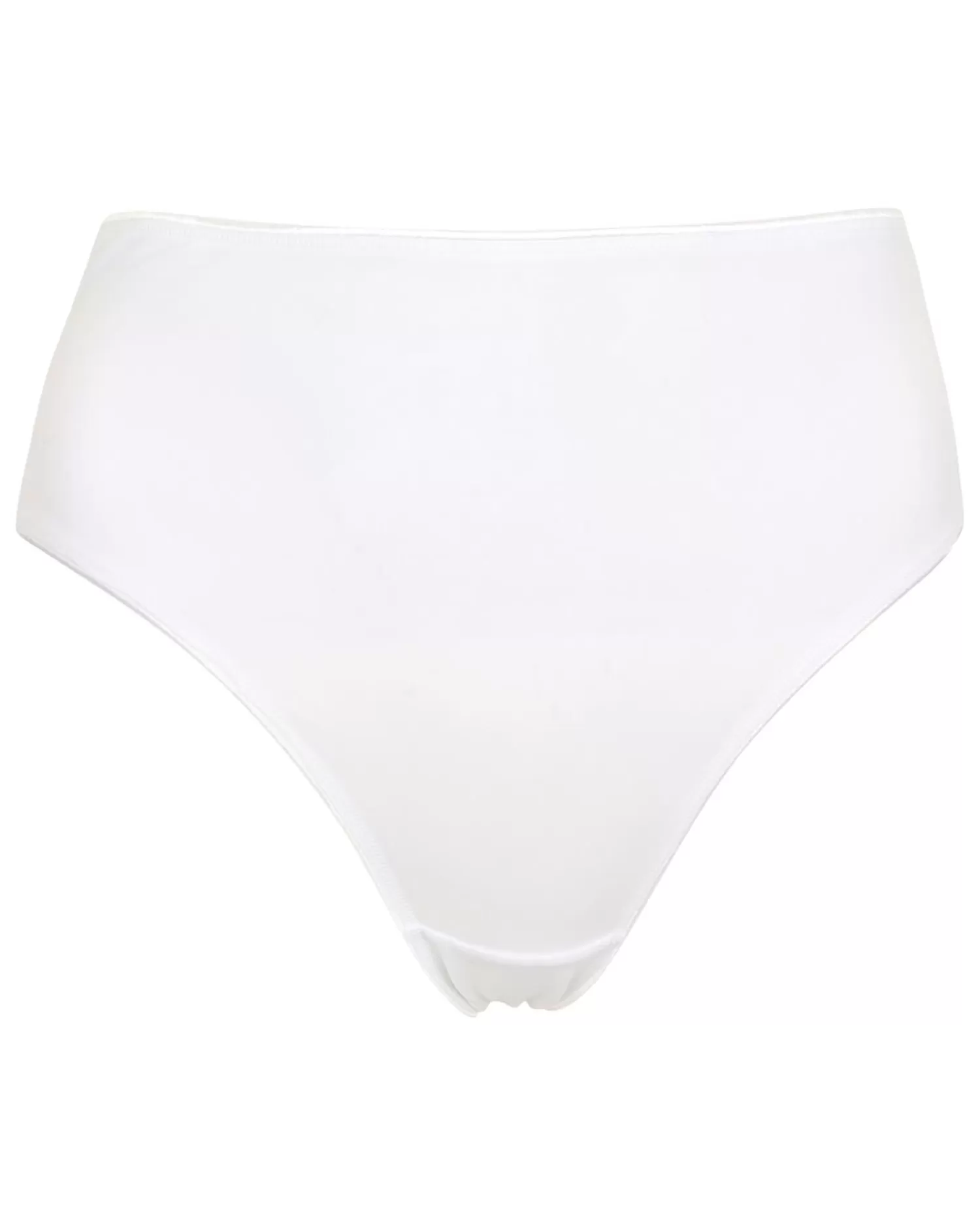 Slenderella Knickers | Gaspe By Microfibre Midi Brief - White