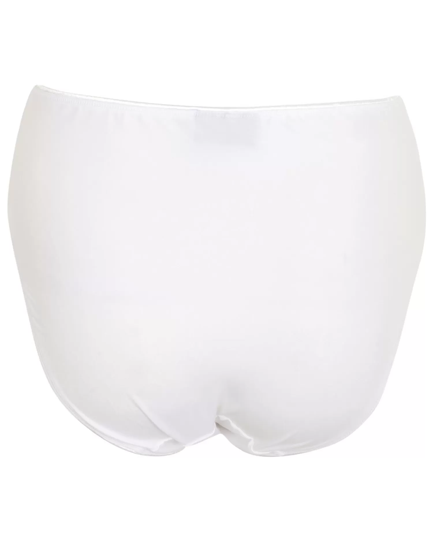 Slenderella Knickers | Gaspe By Microfibre Midi Brief - White