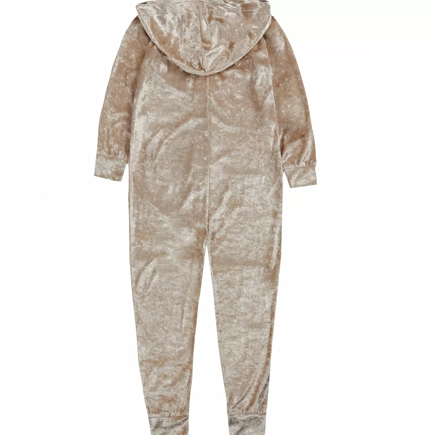 Kids Forever Dreaming Girls Crushed Velvet Onesie - Gold