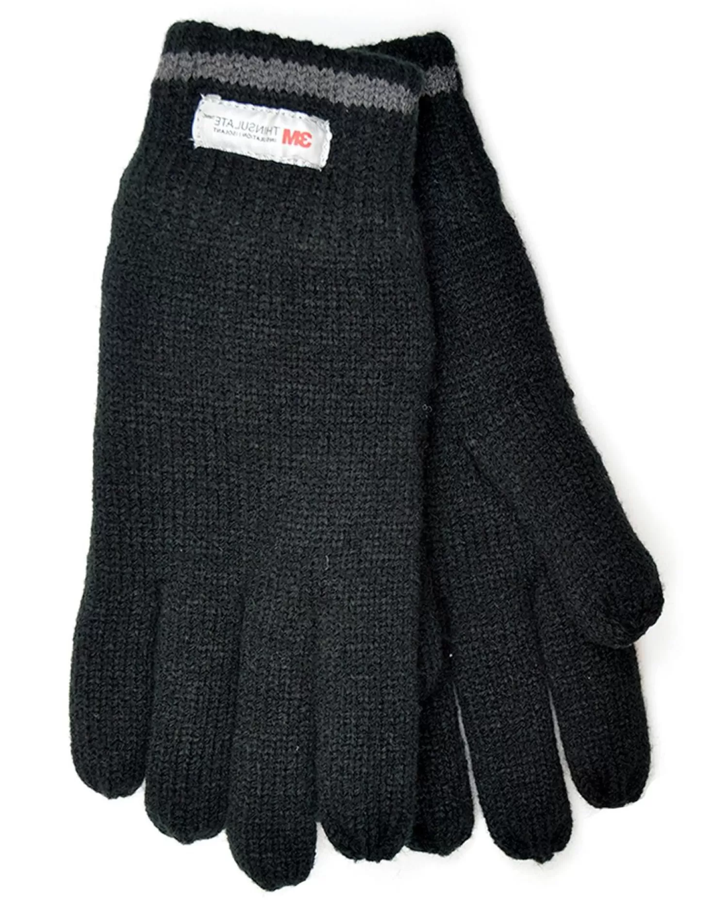 Men HeatGuard Thinsulate Lined Gloves - Black