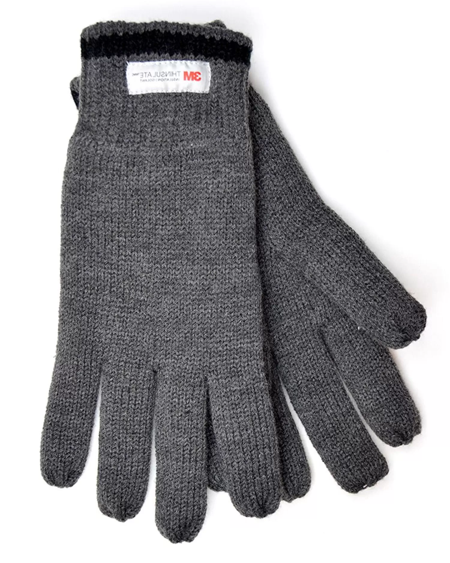 Men HeatGuard Thinsulate Lined Gloves - Grey