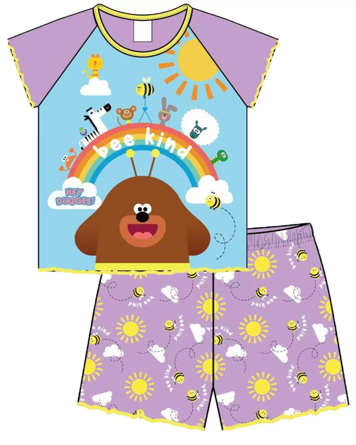 Kids Hey Duggee Kids Bee Kind Short Pyjamas