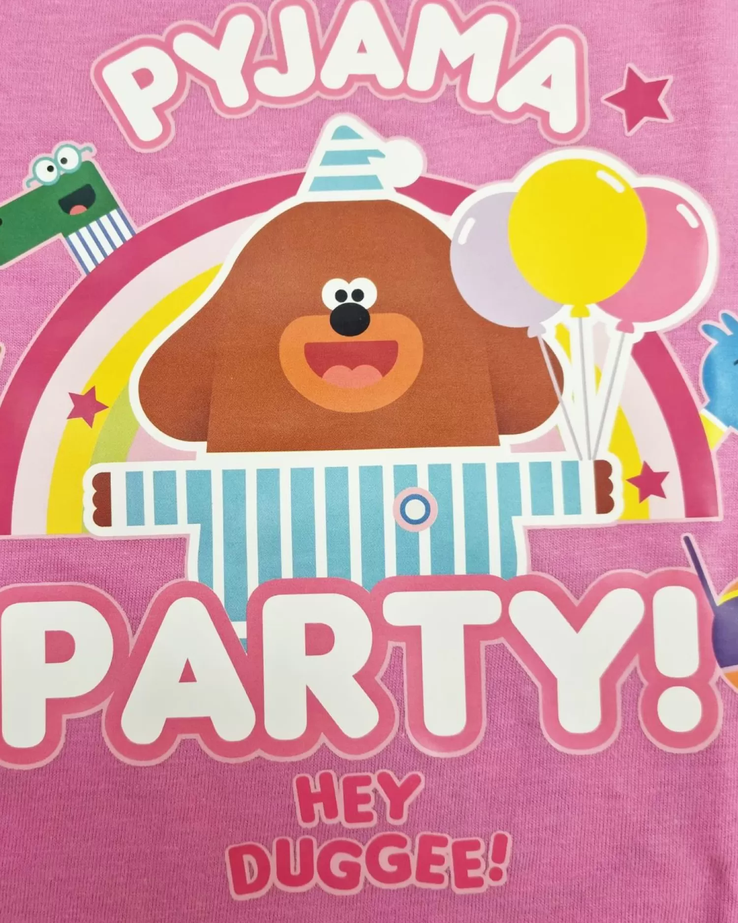 Kids Hey Duggee Kids Pyjama Party Pink Pyjamas