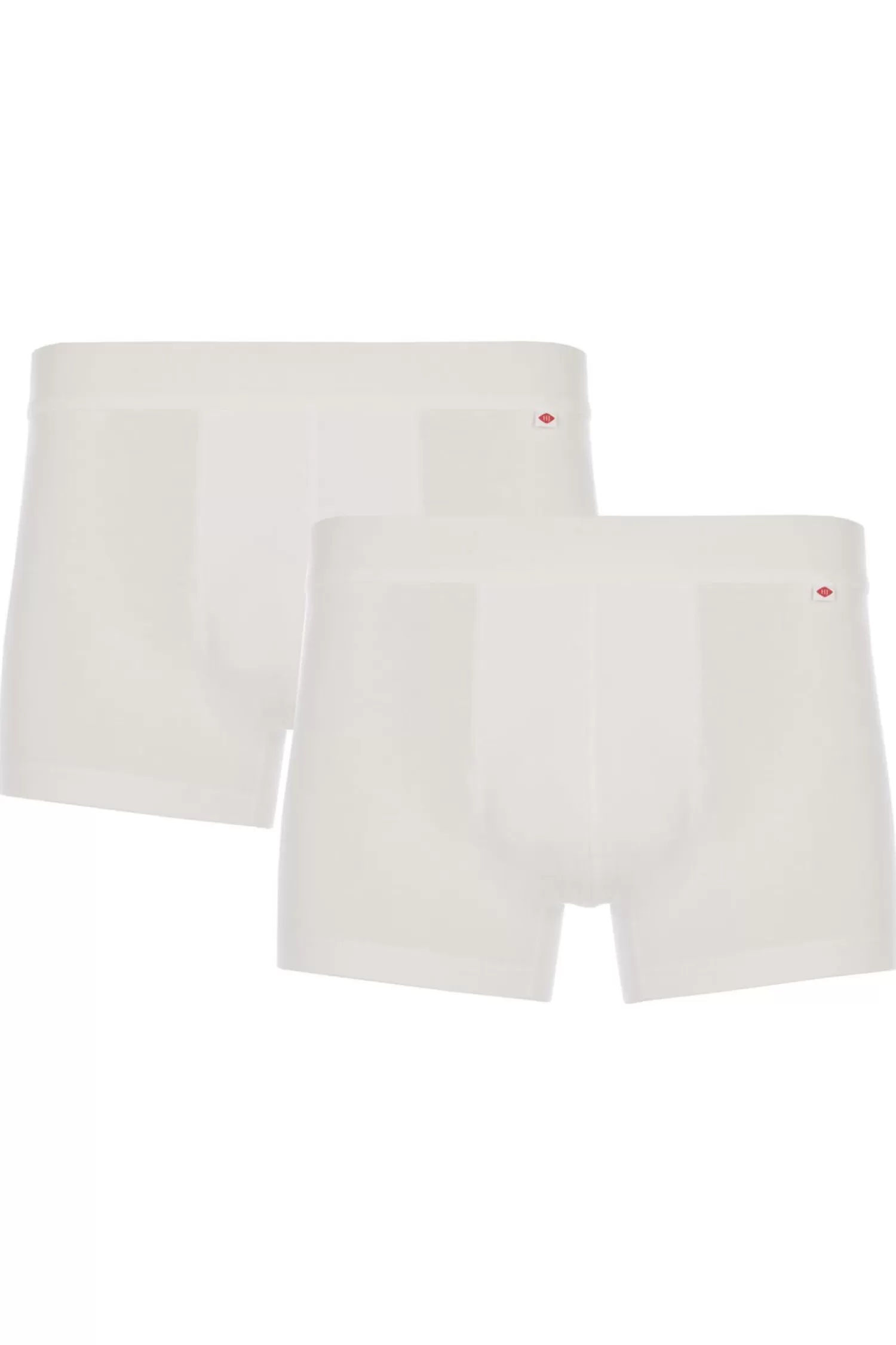 Men HJ Hall 2 Pack Mens Cotton Stretch Trunks - White