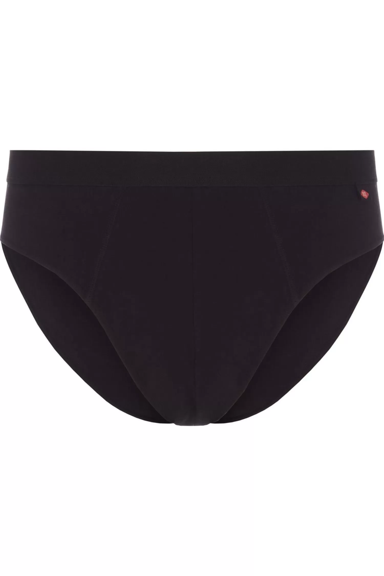 Men HJ Hall 3 Pack Mens Cotton Stretch Slip Briefs - Black