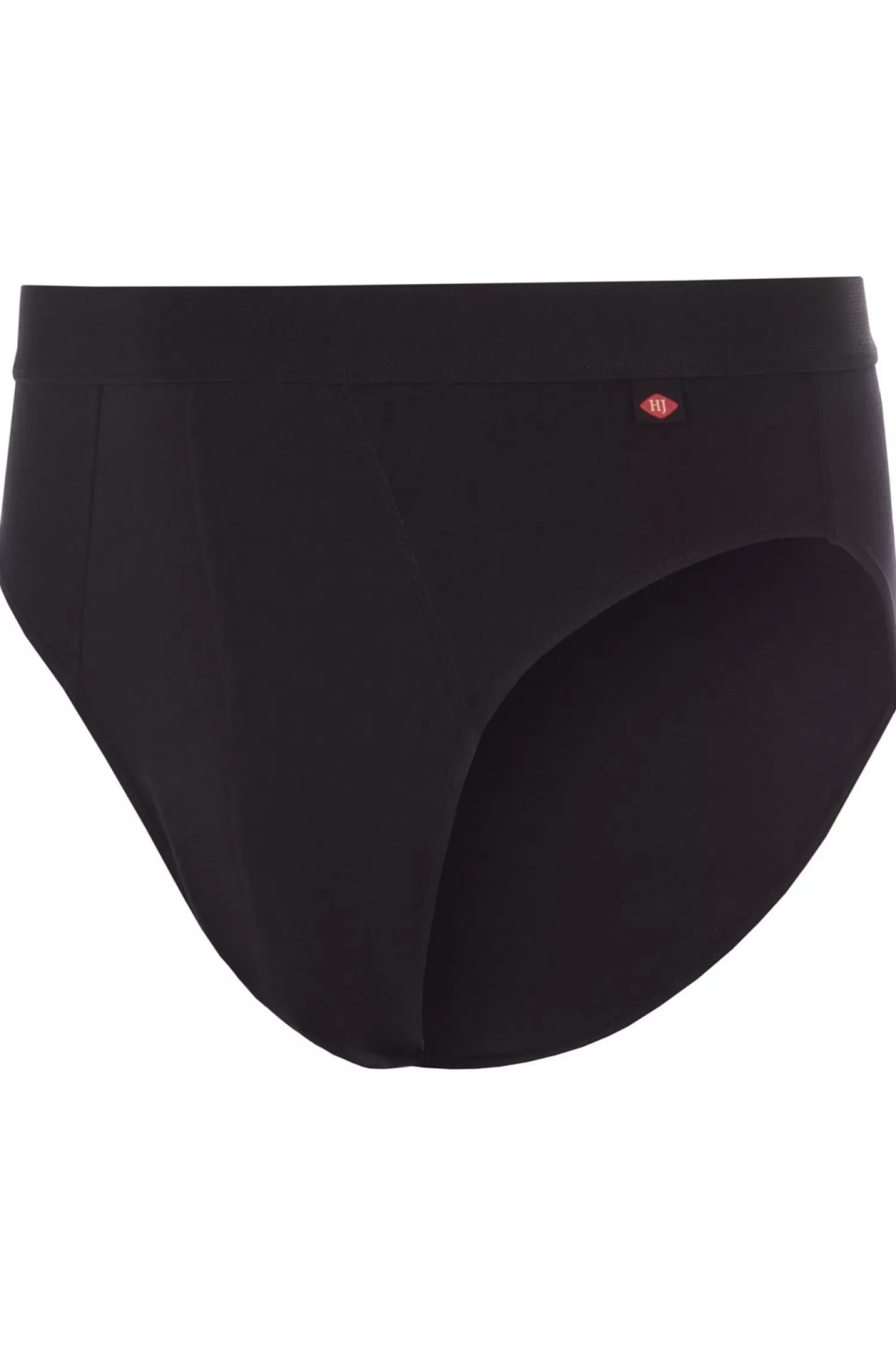 Men HJ Hall 3 Pack Mens Cotton Stretch Slip Briefs - Black