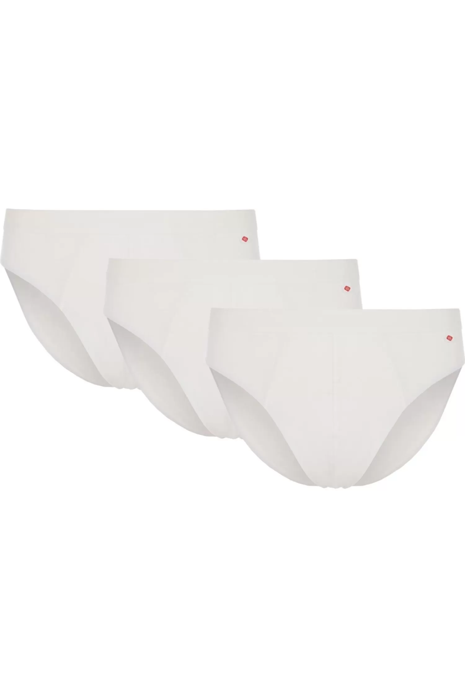 Men HJ Hall 3 Pack Mens Cotton Stretch Slip Briefs - White