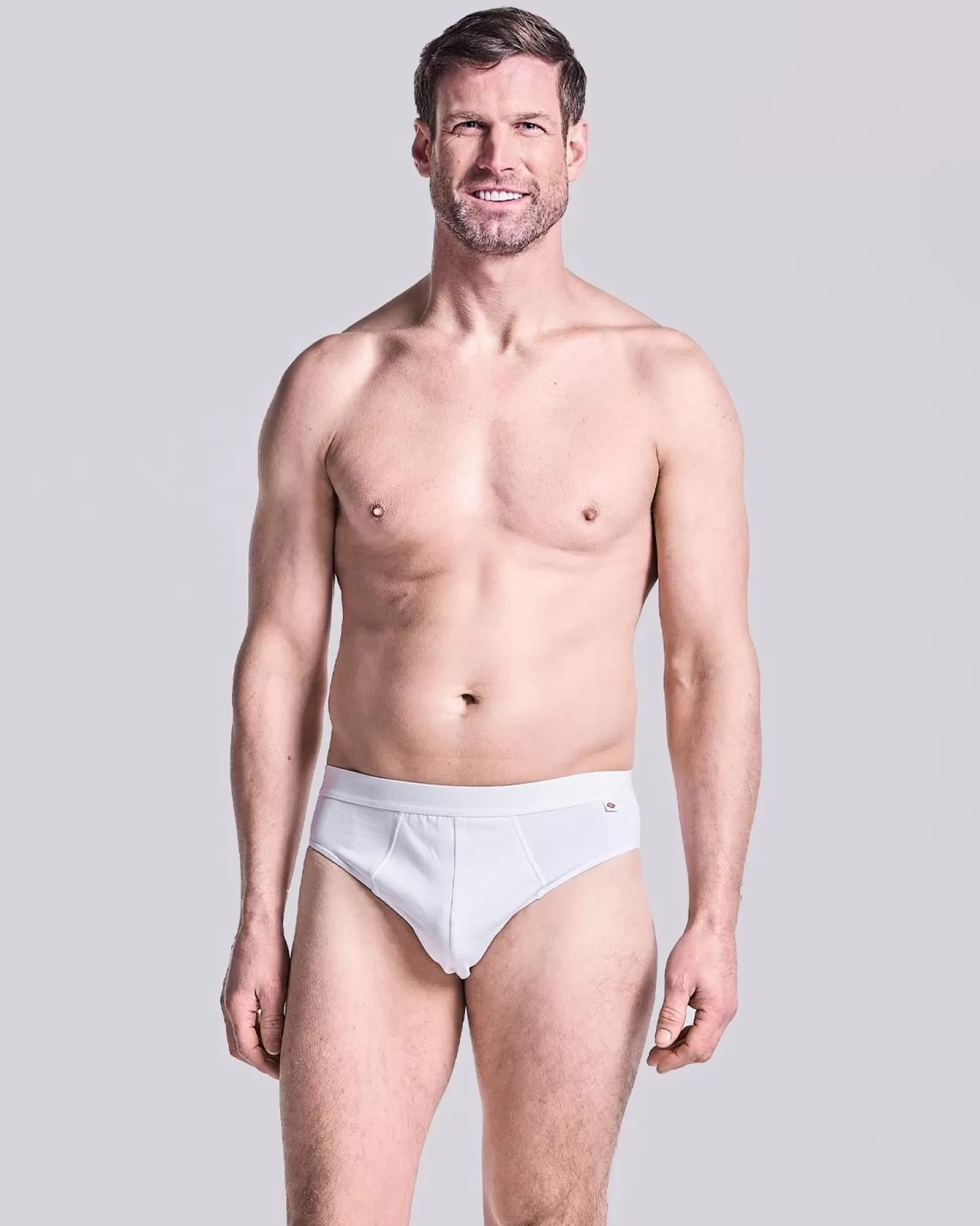 Men HJ Hall 3 Pack Mens Cotton Stretch Slip Briefs - White