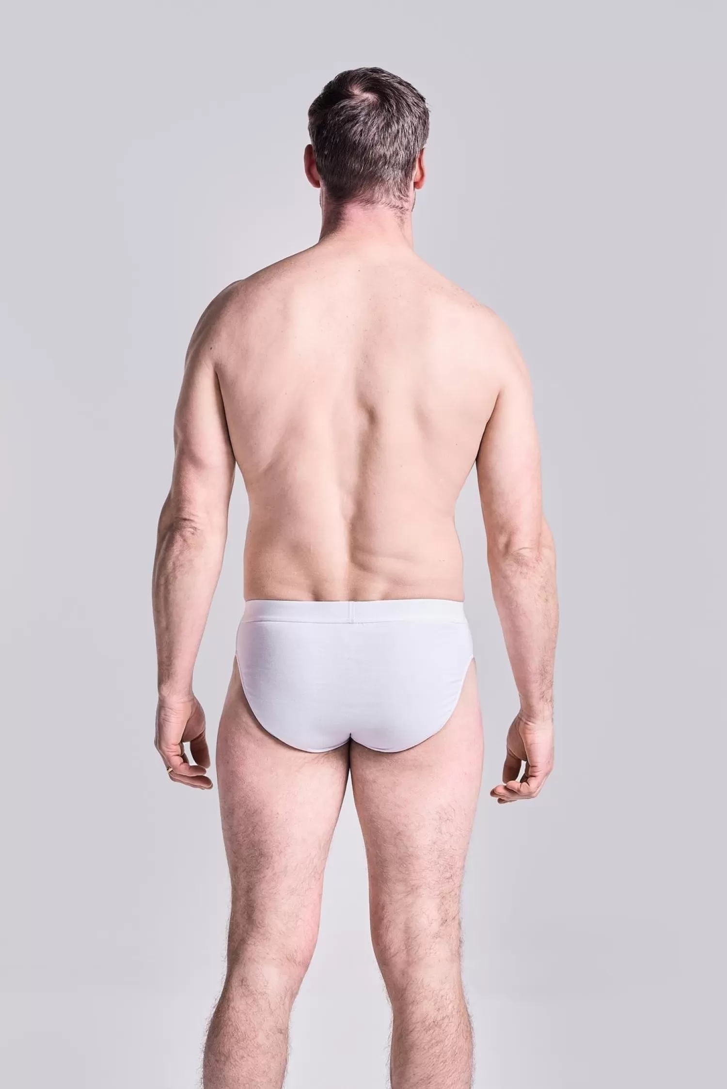Men HJ Hall 3 Pack Mens Cotton Stretch Slip Briefs - White