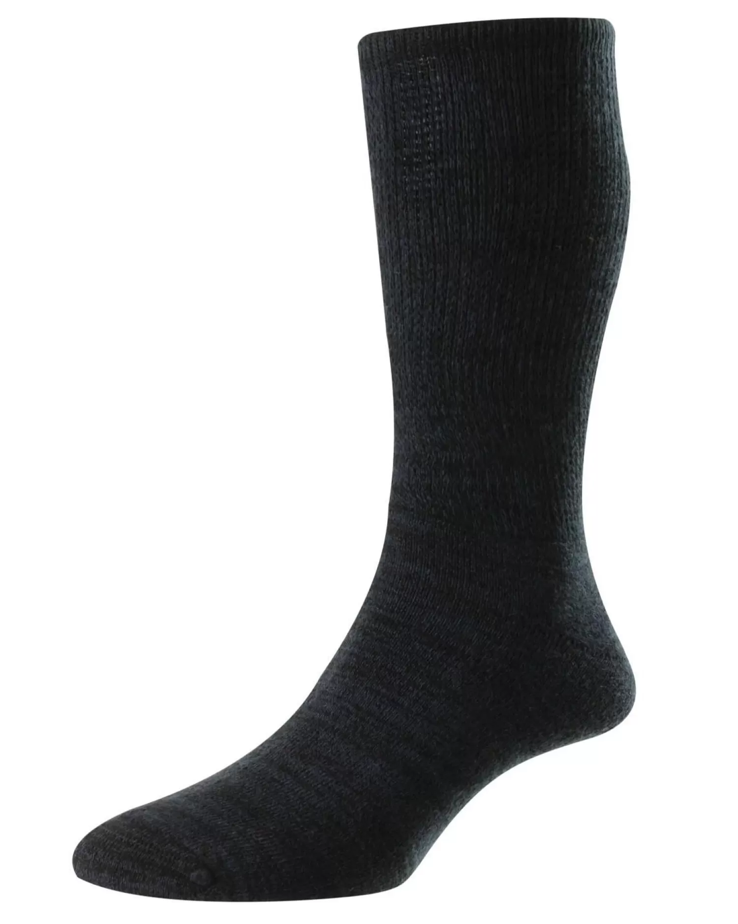 Men HJ Hall Lightweight Diabetic Socks - Black/Navy