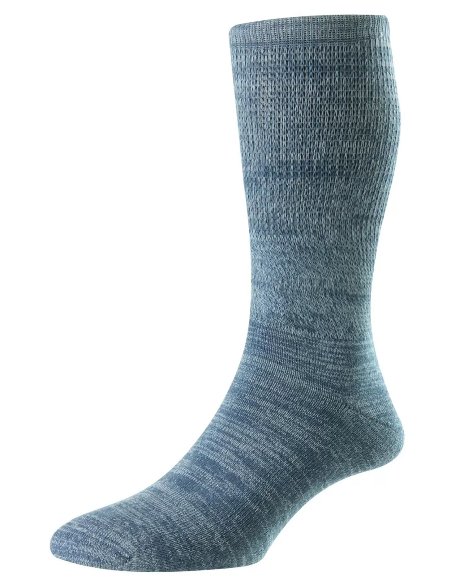 Men HJ Hall Lightweight Diabetic Socks - Indigo/Faded Denim