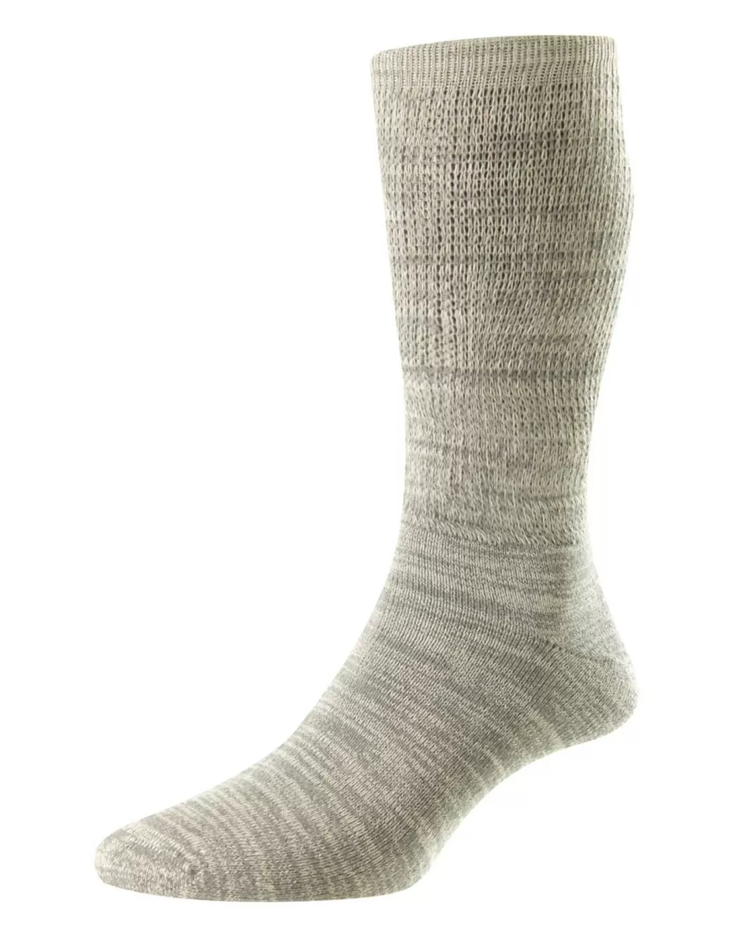 Men HJ Hall Lightweight Diabetic Socks - Mid Grey/Silver