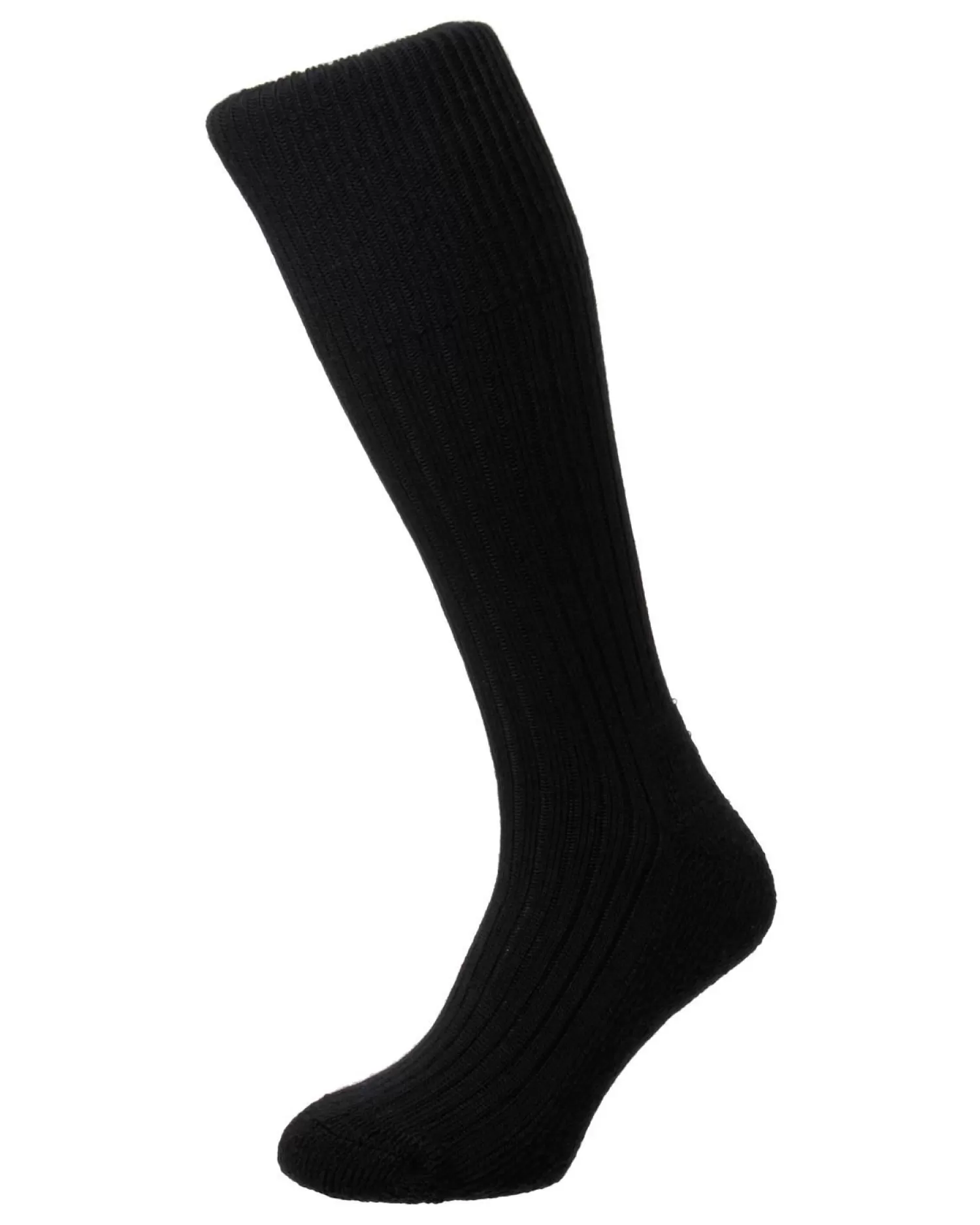 Men HJ Hall Mens Commando Wool Socks - Black