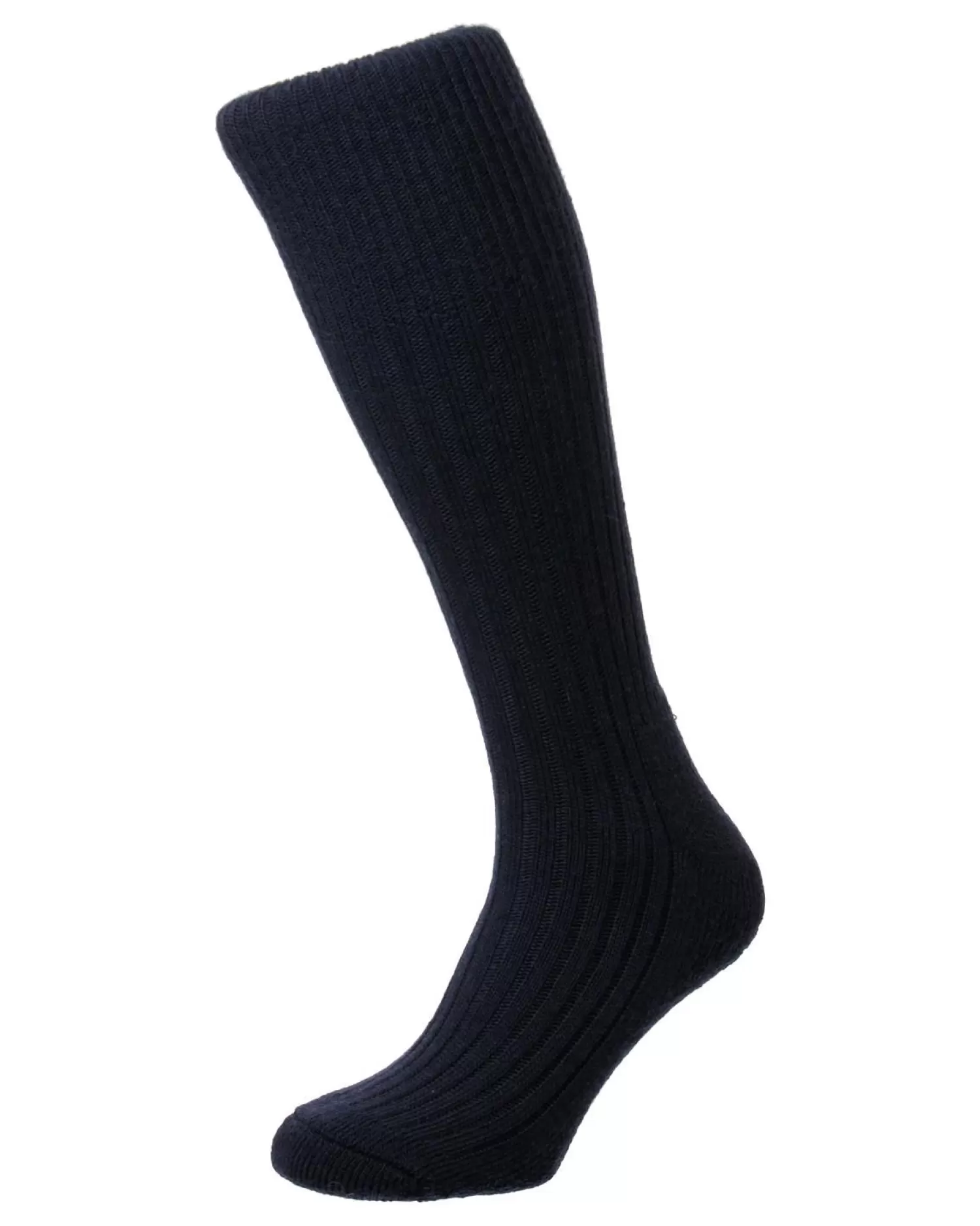 Men HJ Hall Mens Commando Wool Socks - Navy