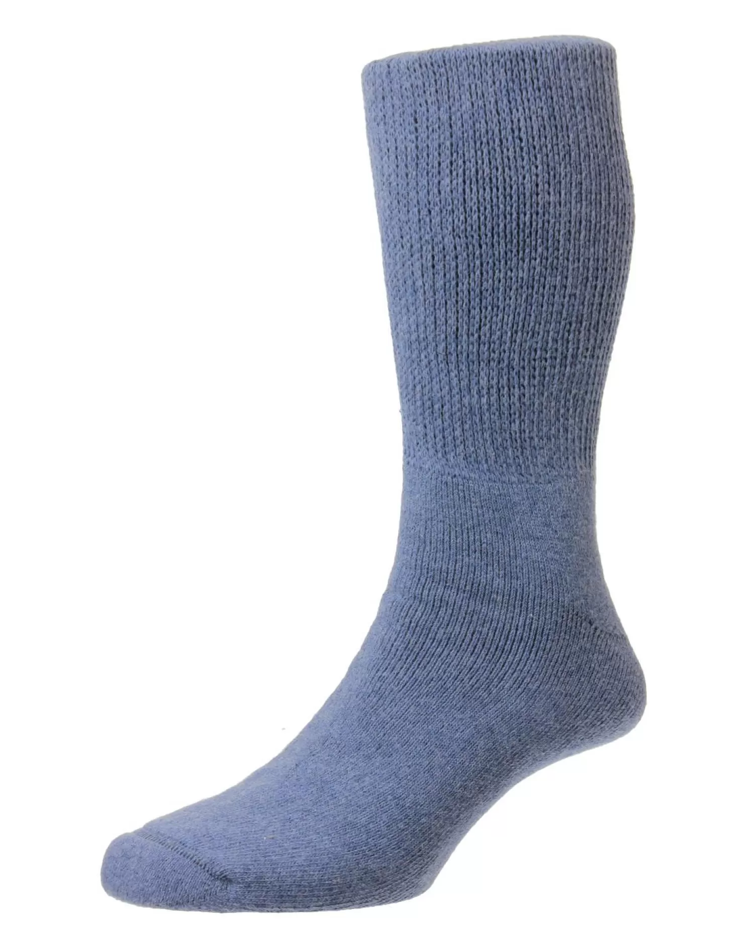 Men HJ Hall Mens Cotton Diabetic Socks - Denim