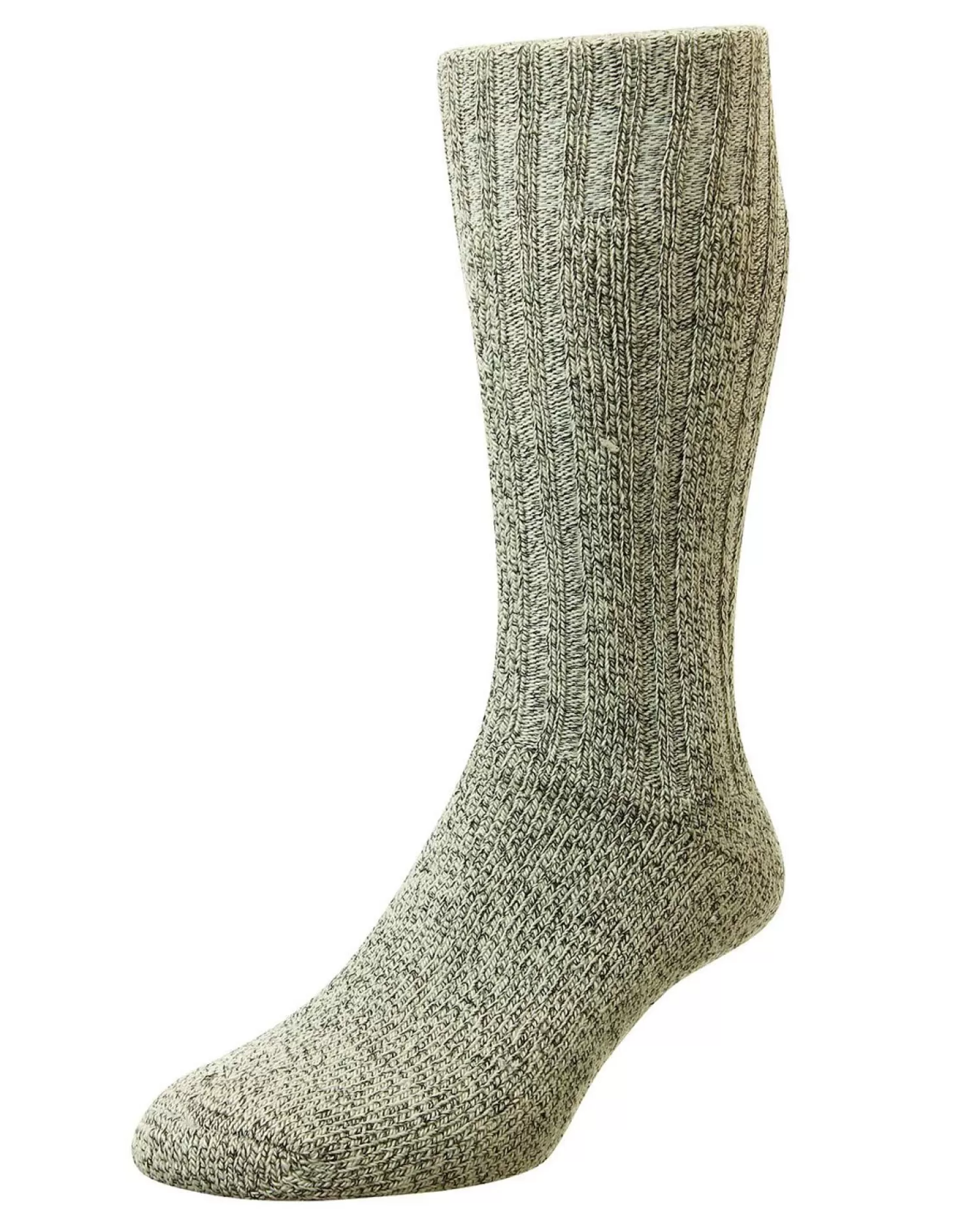 Men HJ Hall Mens Cotton Rich Boot Socks - Grey