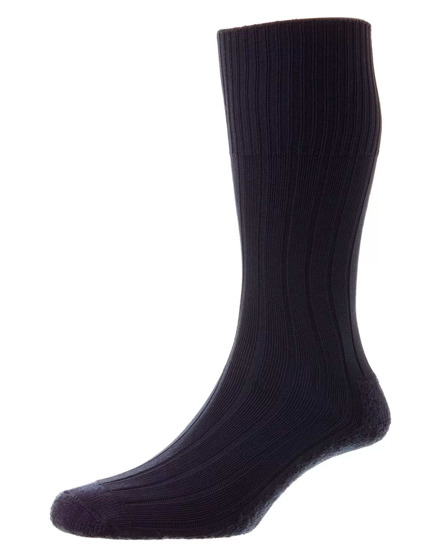 Men HJ Hall Mens Indestructible Cushion Sole Boot Socks - Navy