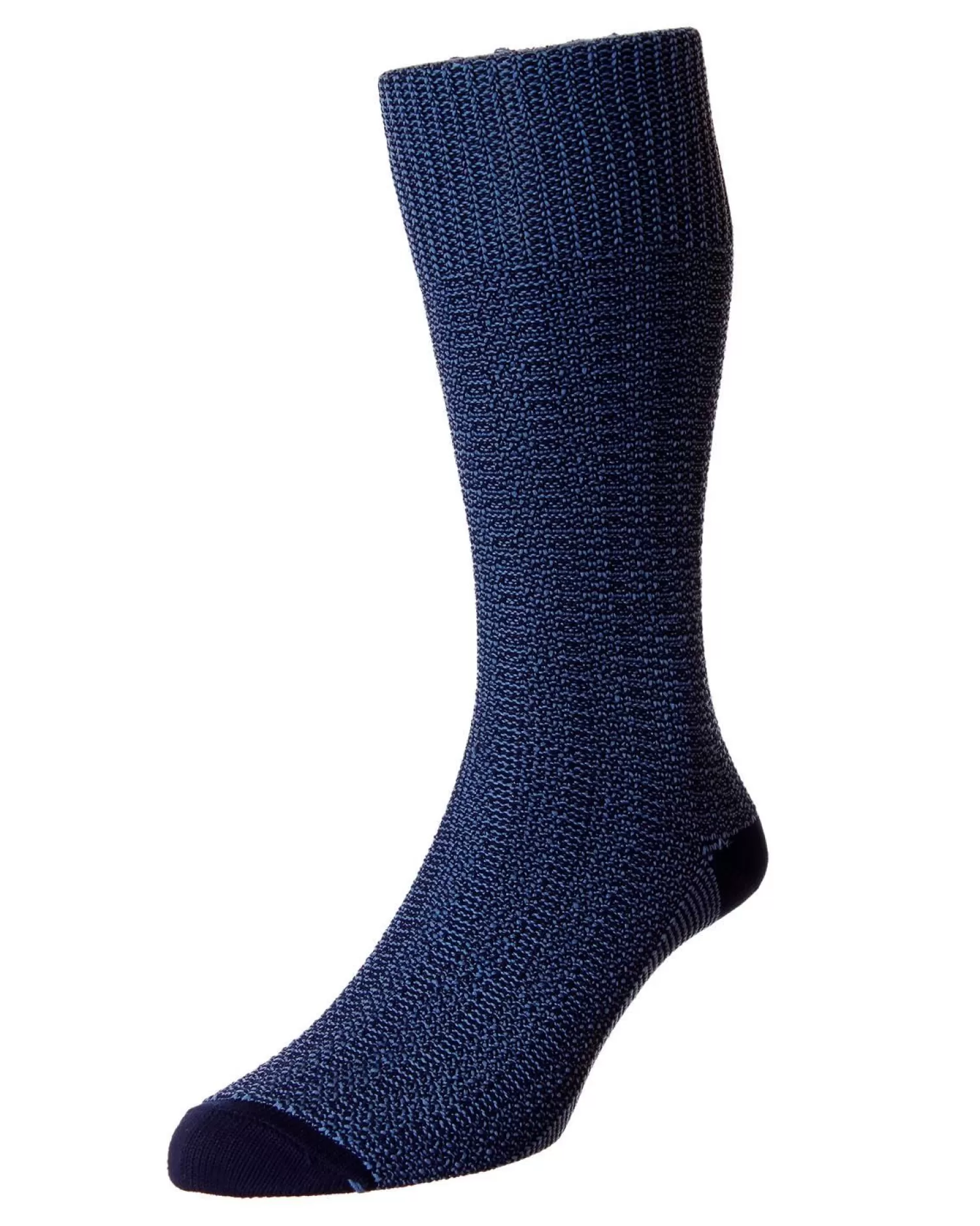 Men HJ Hall Mens Indestructible Textured Socks - Blue