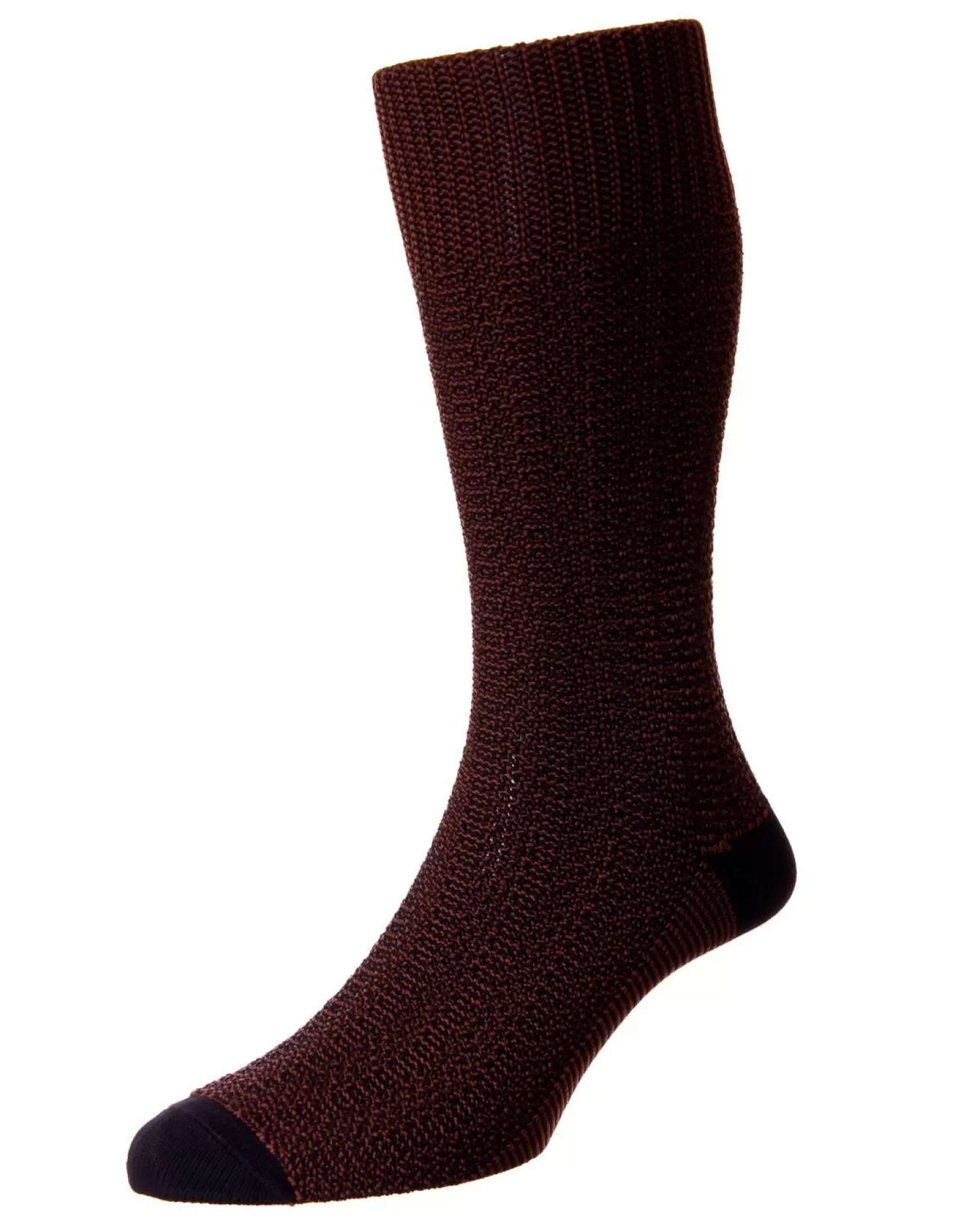 Men HJ Hall Mens Indestructible Textured Socks - Brown