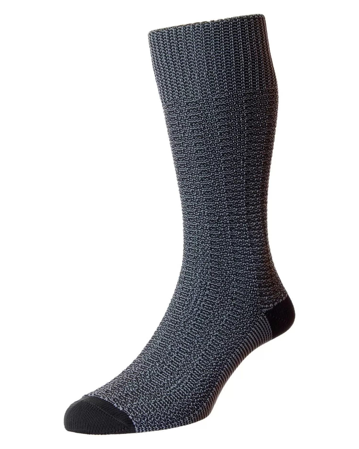 Men HJ Hall Mens Indestructible Textured Socks - Grey