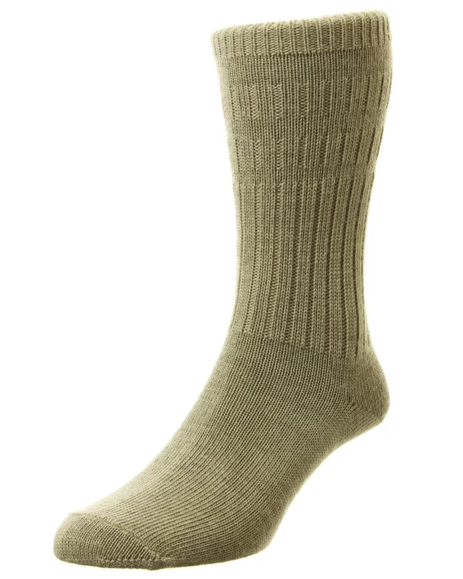 Men HJ Hall Mens Thermal Softop Socks - Taupe