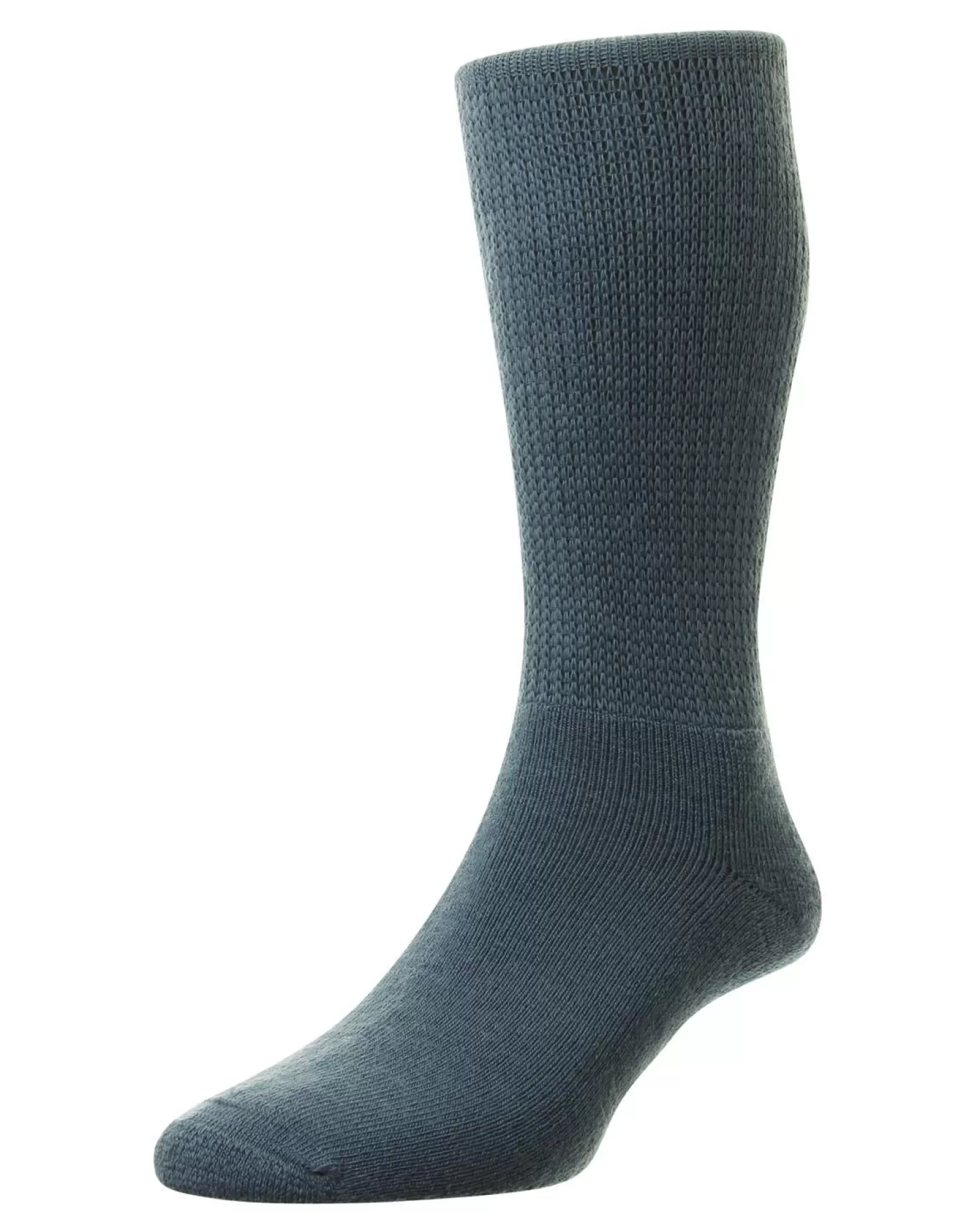 Men HJ Hall Mens Wool Diabetic Socks - Airforce