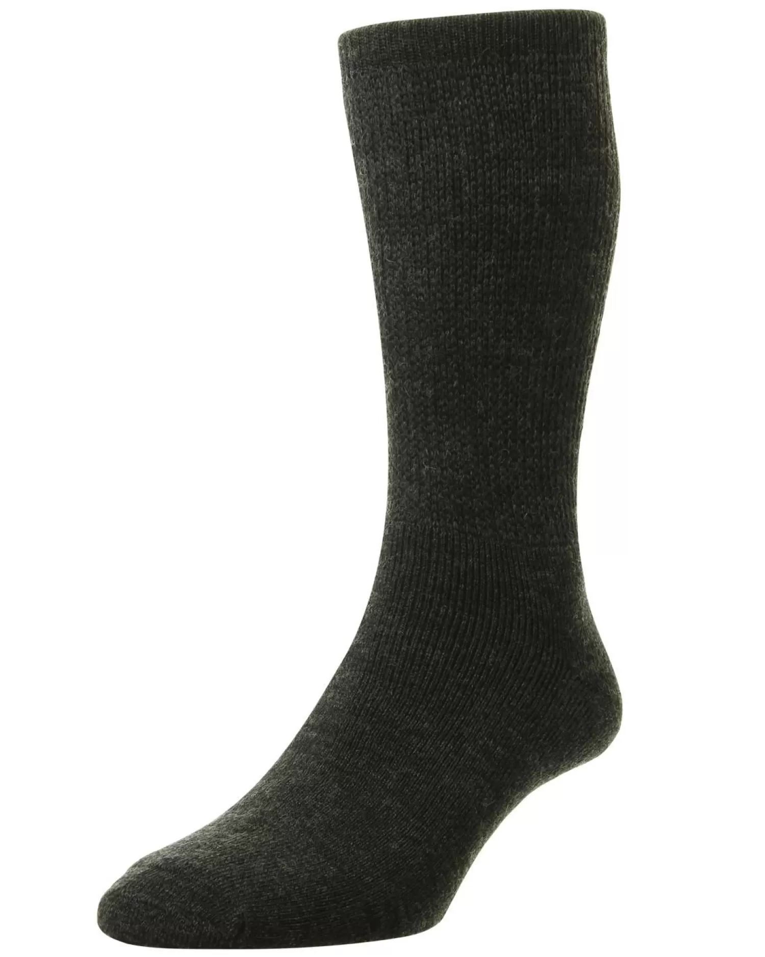 Men HJ Hall Mens Wool Diabetic Socks - Charcoal