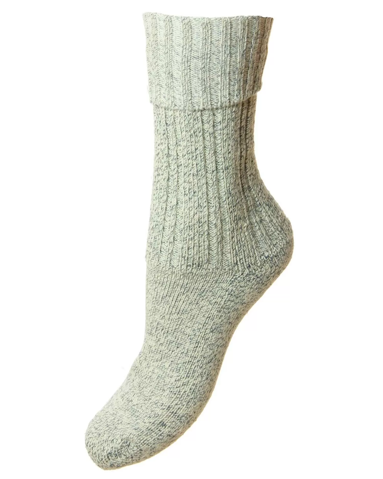 HJ Hall Socks | Womens Cotton Rich Boot Socks - Blue