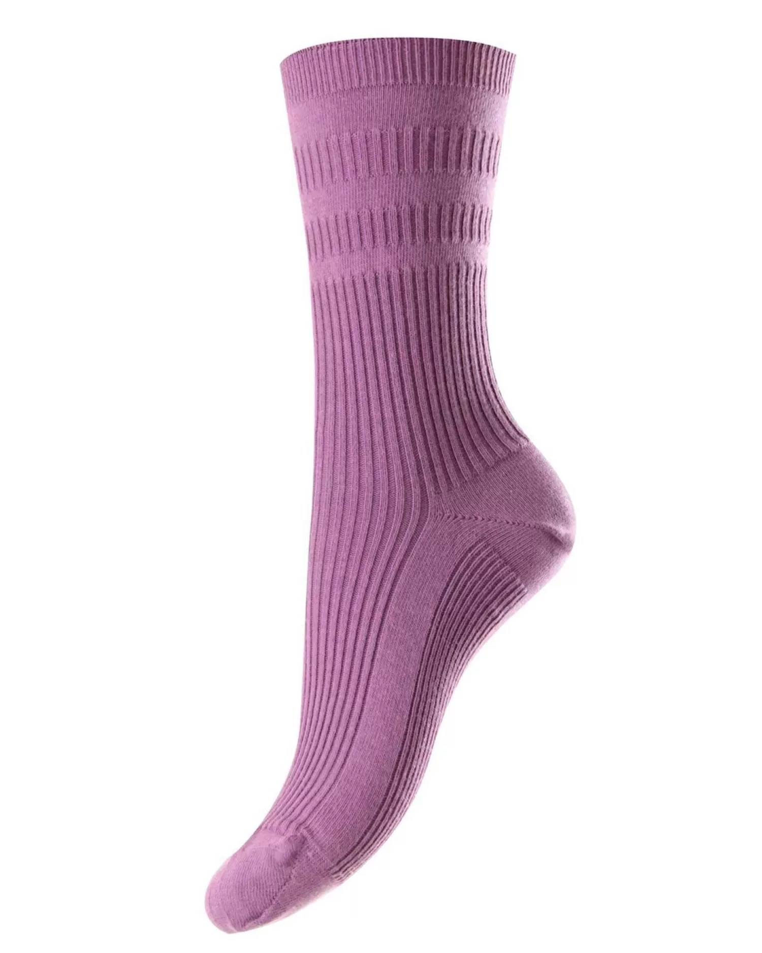 HJ Hall Socks | Womens Cotton Softop Socks - Violet