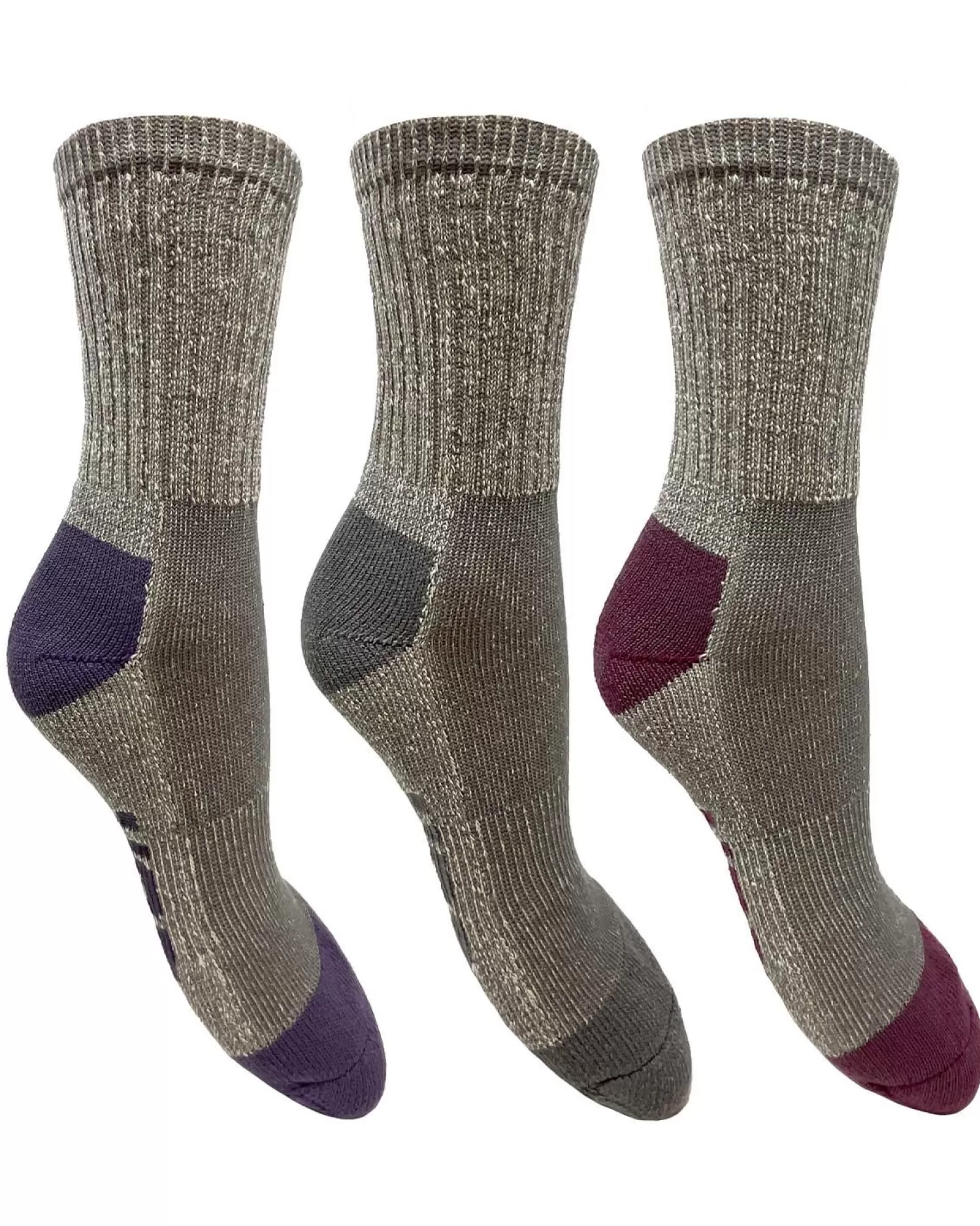 JCB Socks | 3 Pack Womens Casual Boot Socks