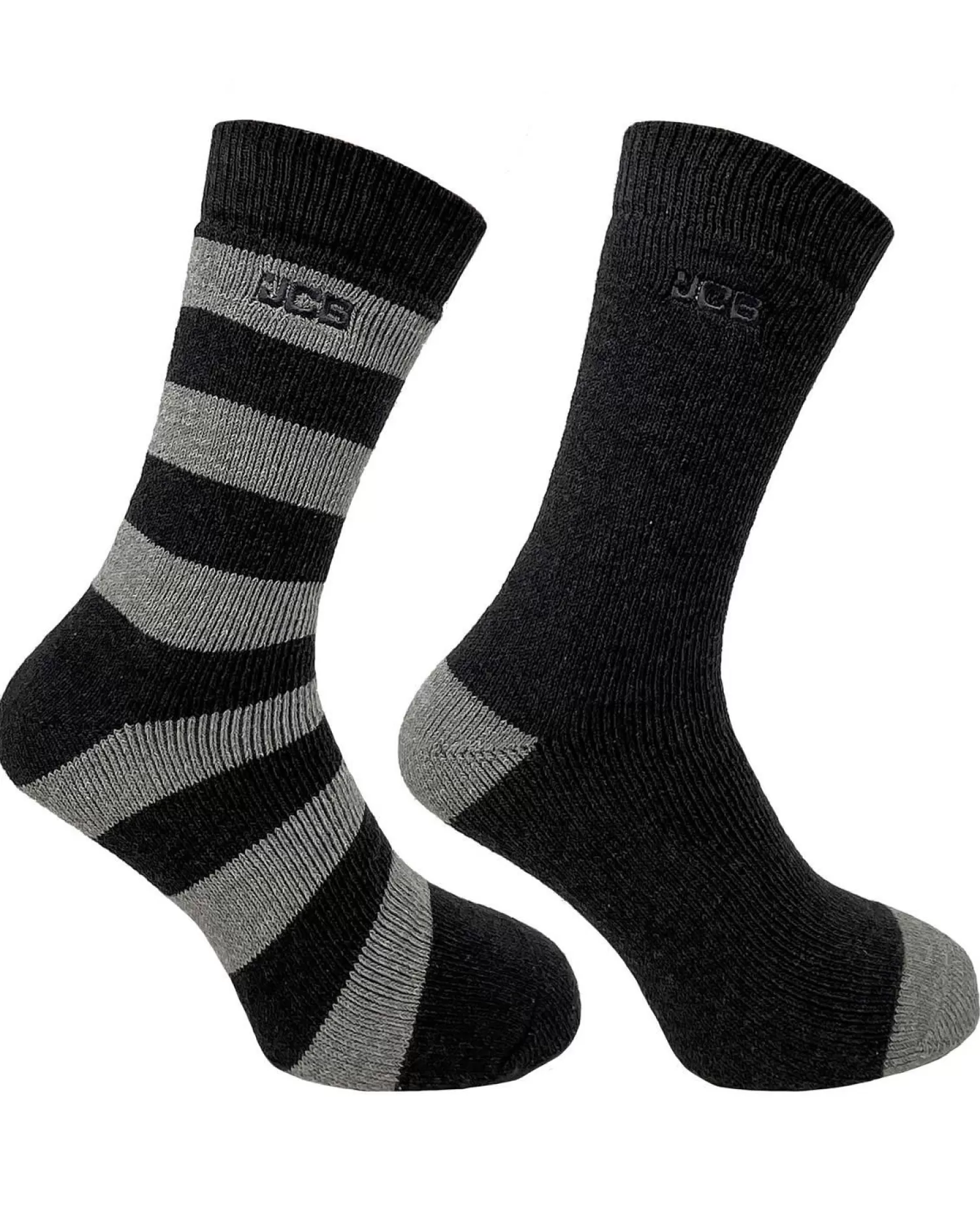 Men JCB Mens 2 Pack Casual Boot Socks