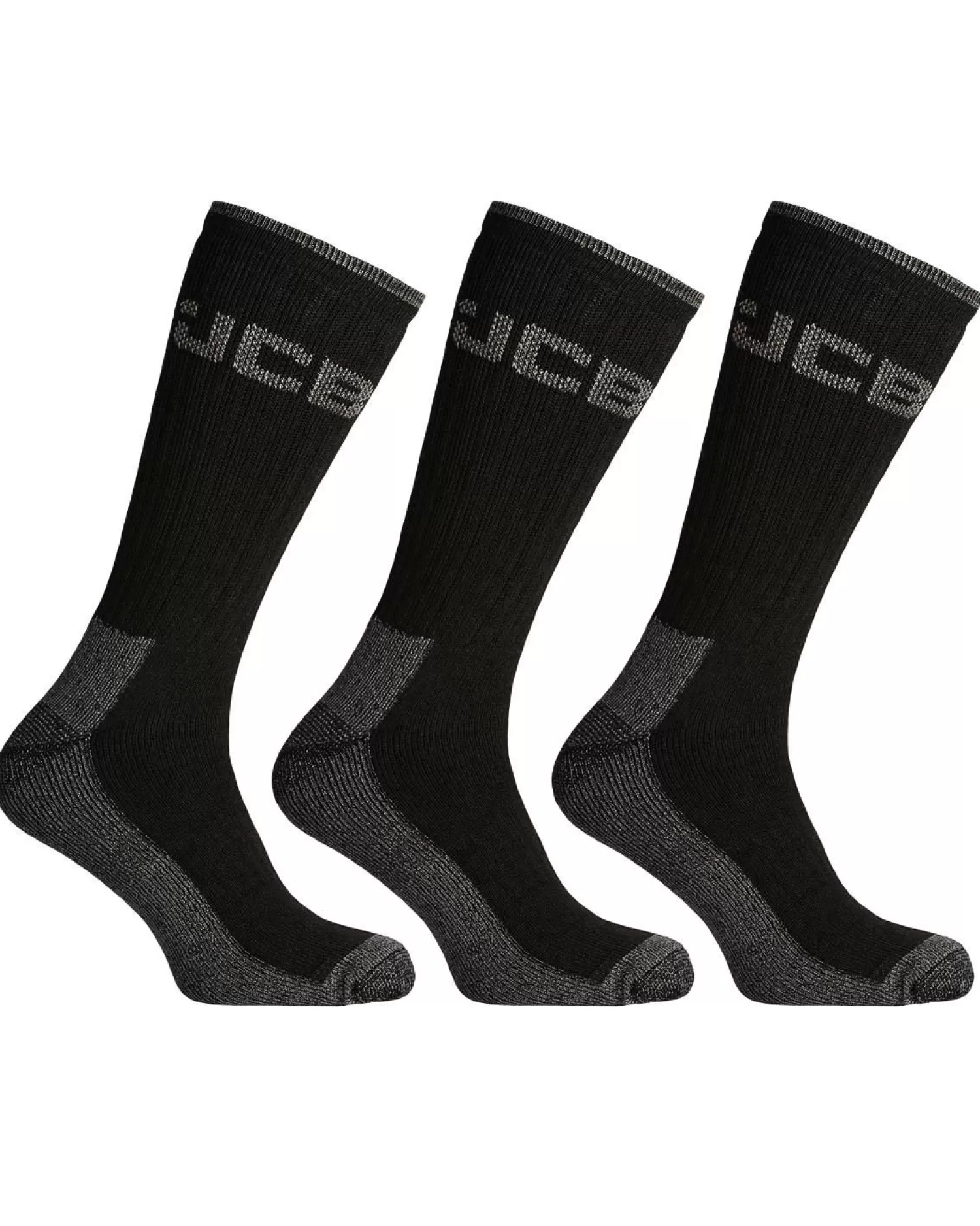 Men JCB Mens 3 Pack Heavy Duty Work Socks