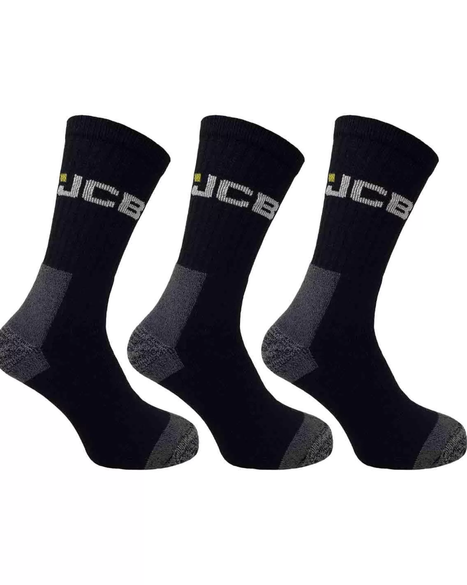 Men JCB Mens 3 Pack Work Socks