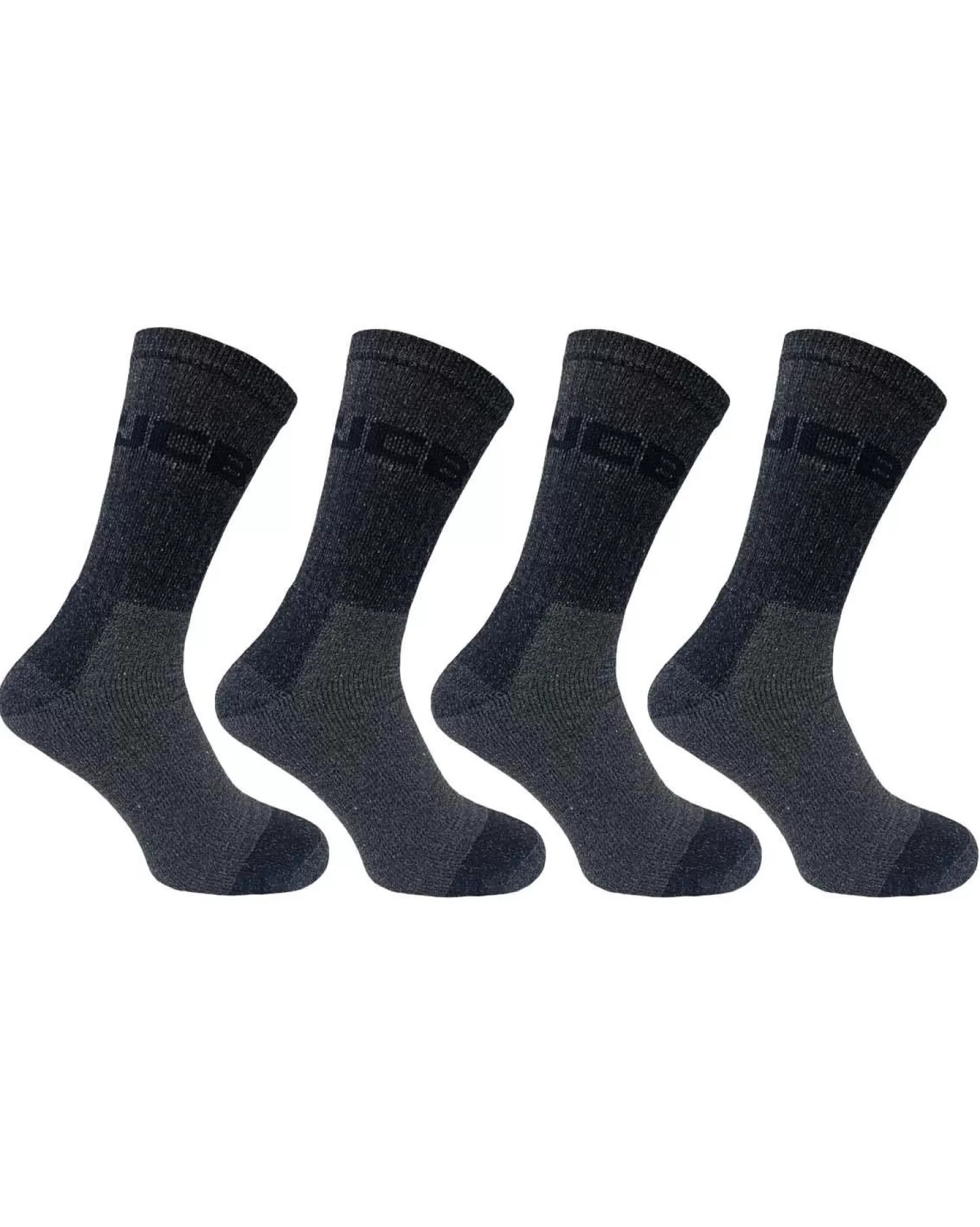 Men JCB Mens 4 Pack Outdoor Advantage Socks - Grey