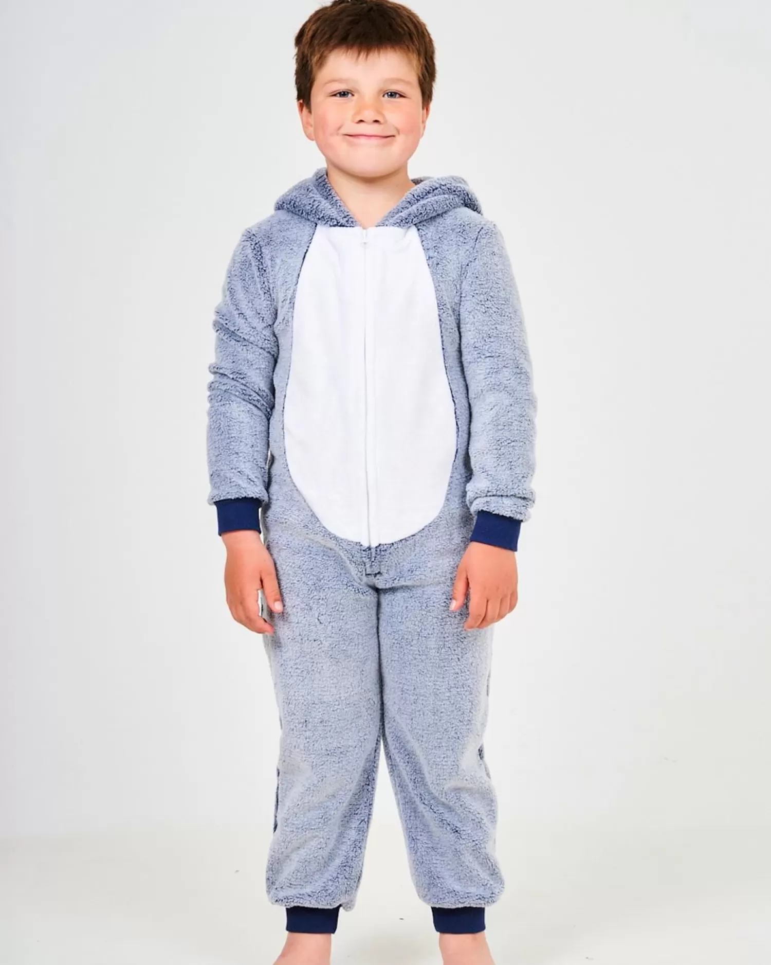 Kids * Kids Blue Husky Onesie