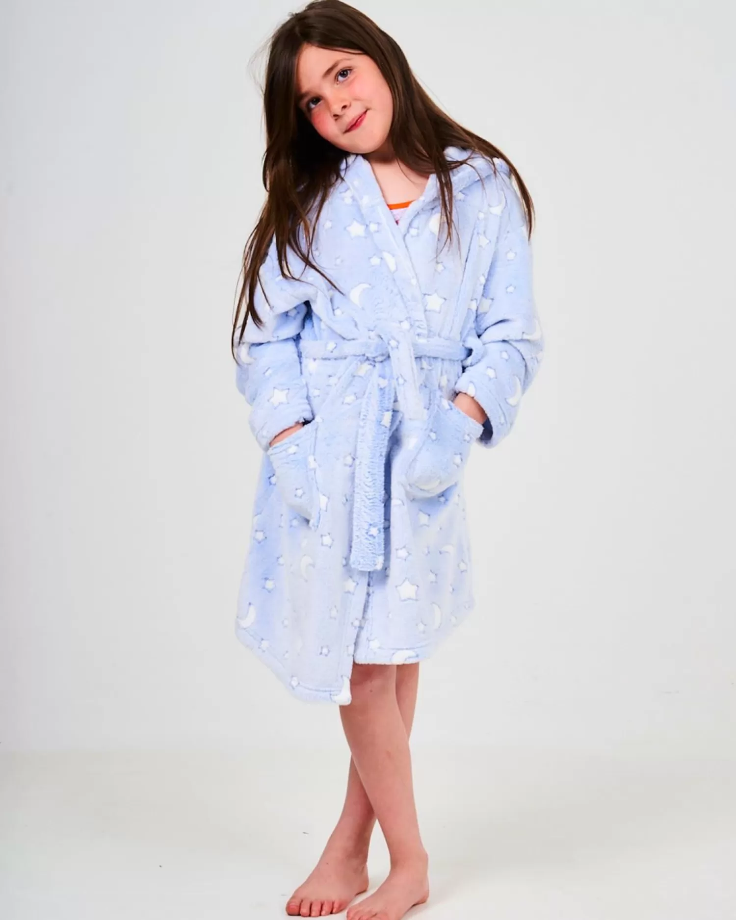 Kids * Kids Blue Moon & Star Dressing Gown