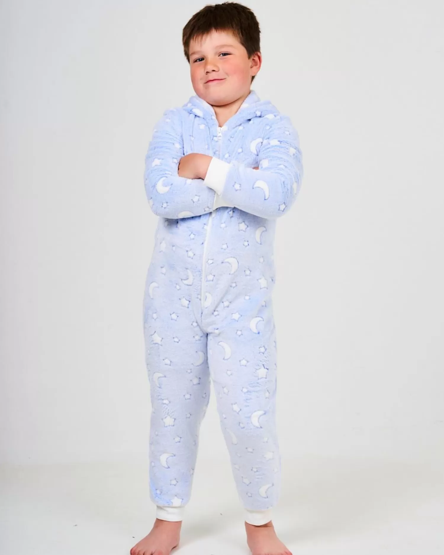 Kids * Kids Blue Moon & Star Print Onesie