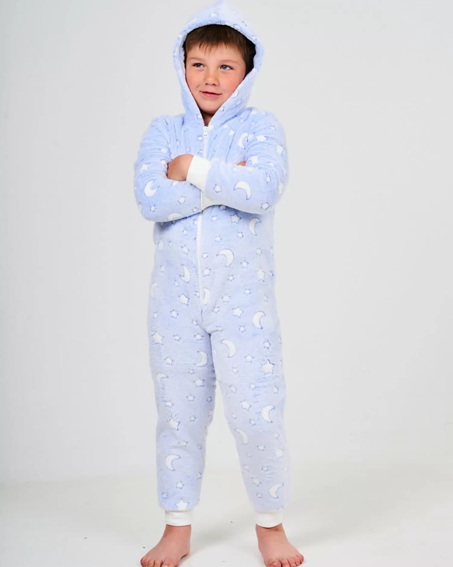 Kids * Kids Blue Moon & Star Print Onesie