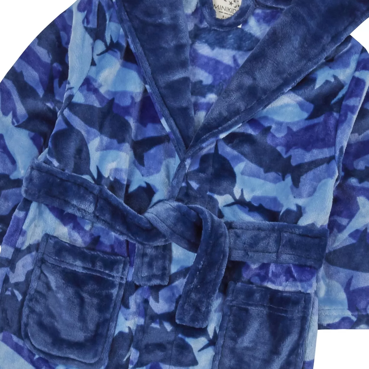 Kids * Kids Blue Shark Camo Dressing Gown