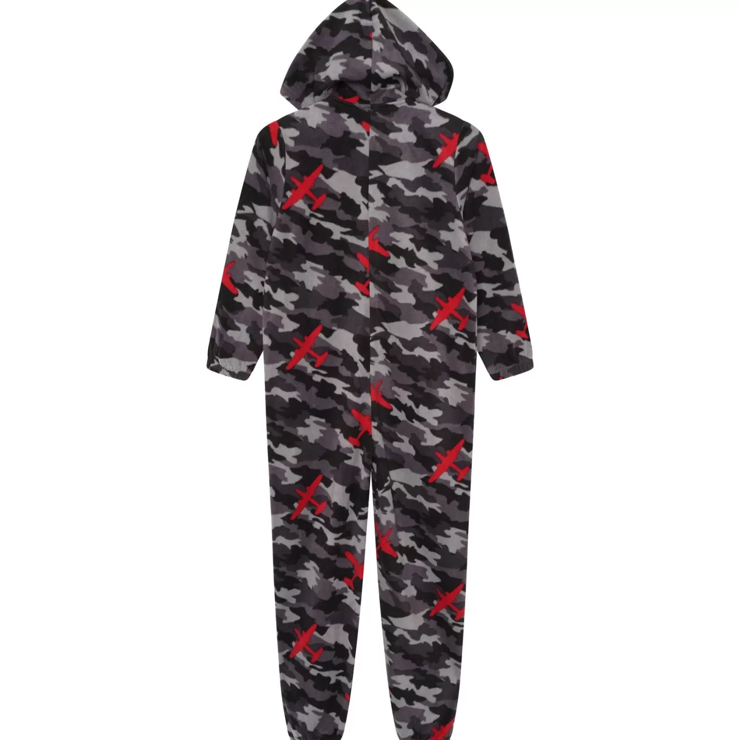 Kids * Kids Camo Hooded Onesie - Grey