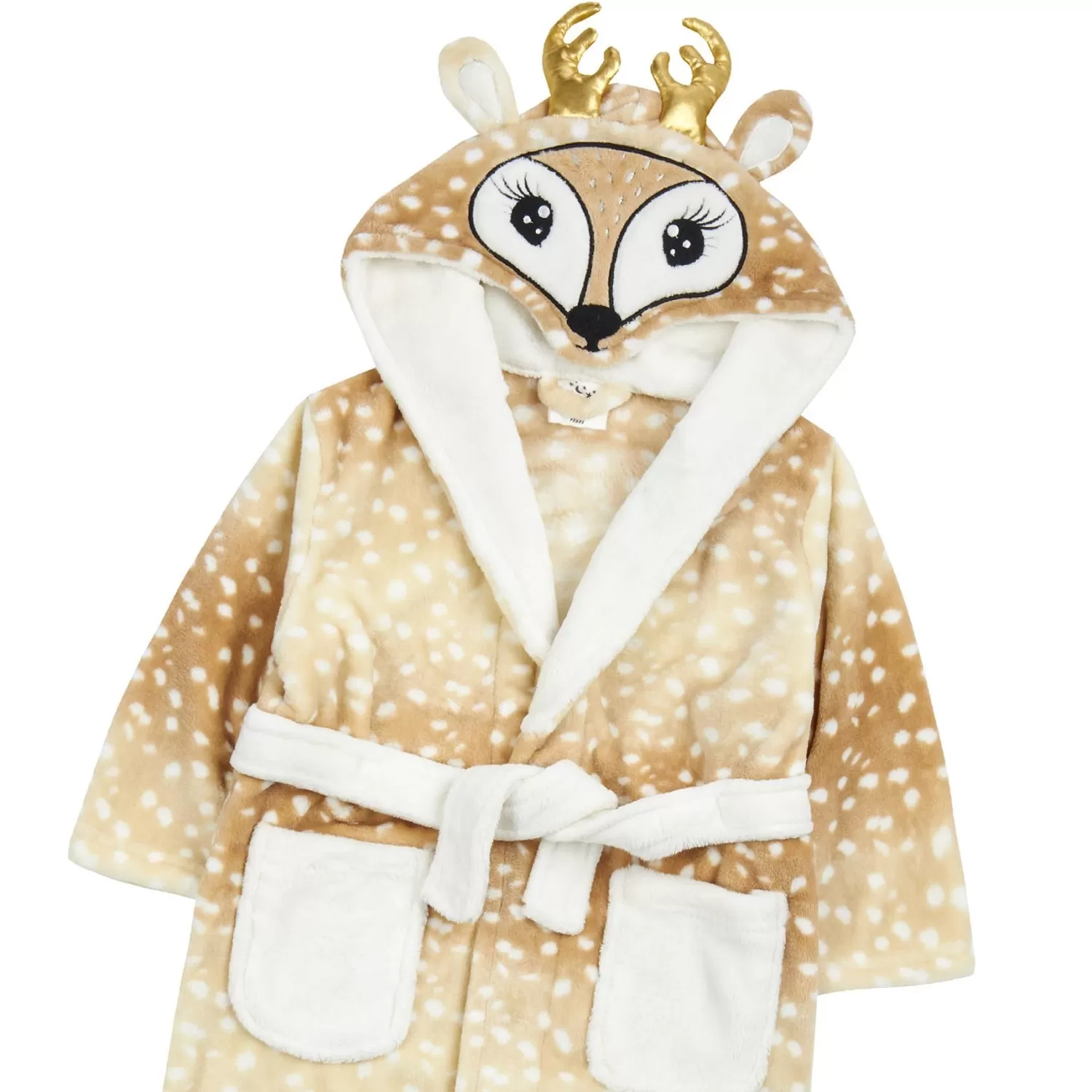 Kids * Kids Cream Deer Dressing Gown