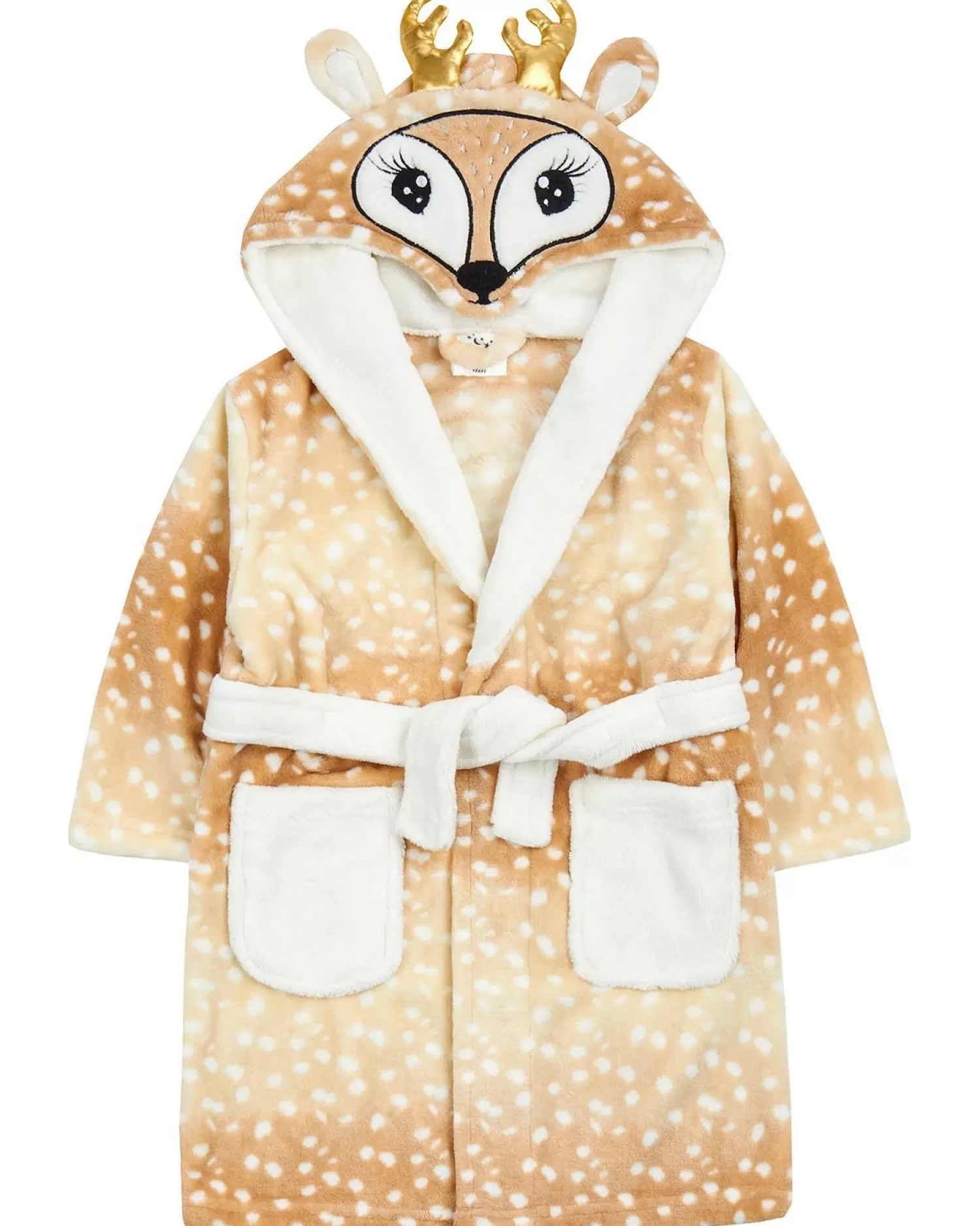 Kids * Kids Cream Deer Dressing Gown