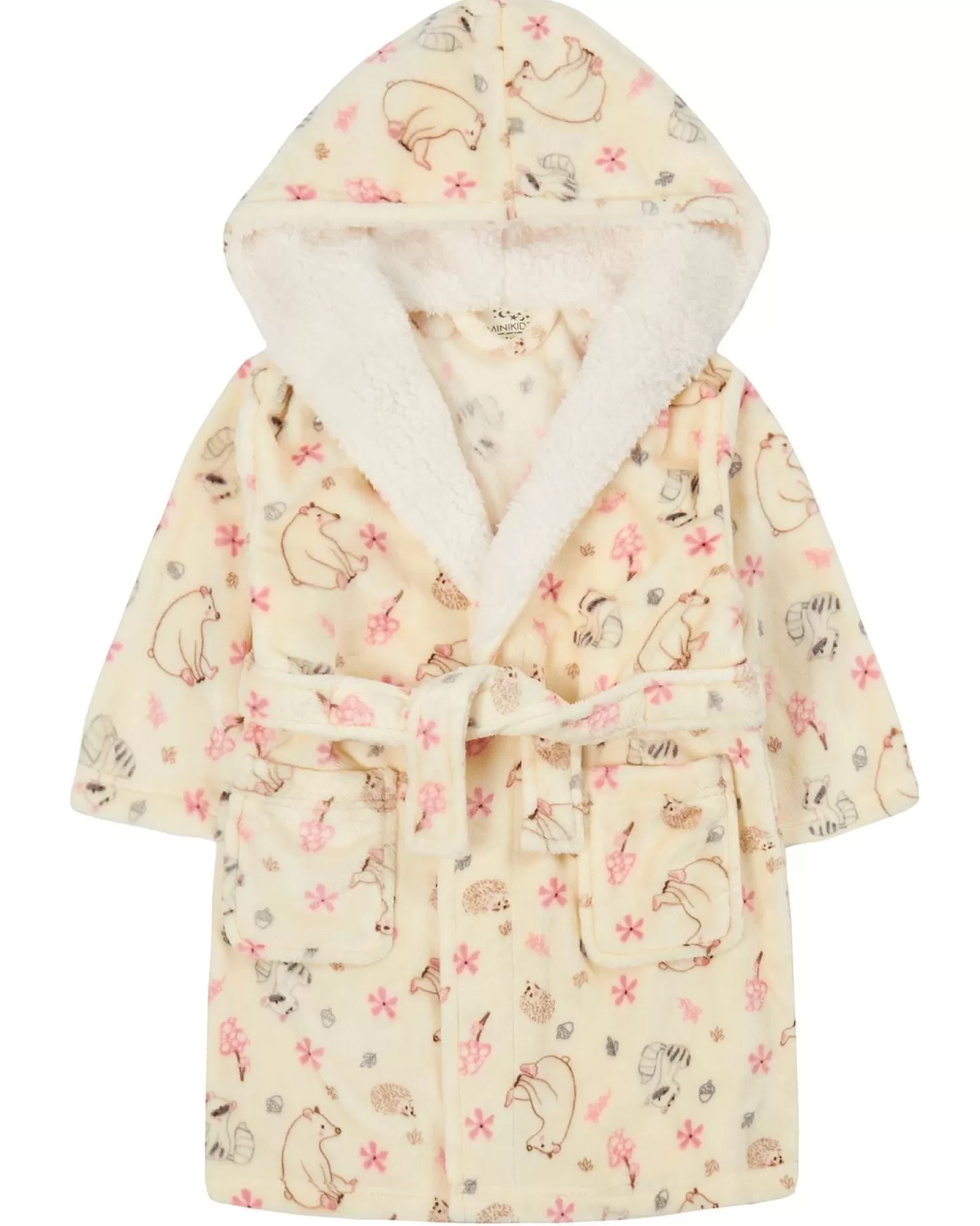 Kids * Kids Cream Woodland Dressing Gown