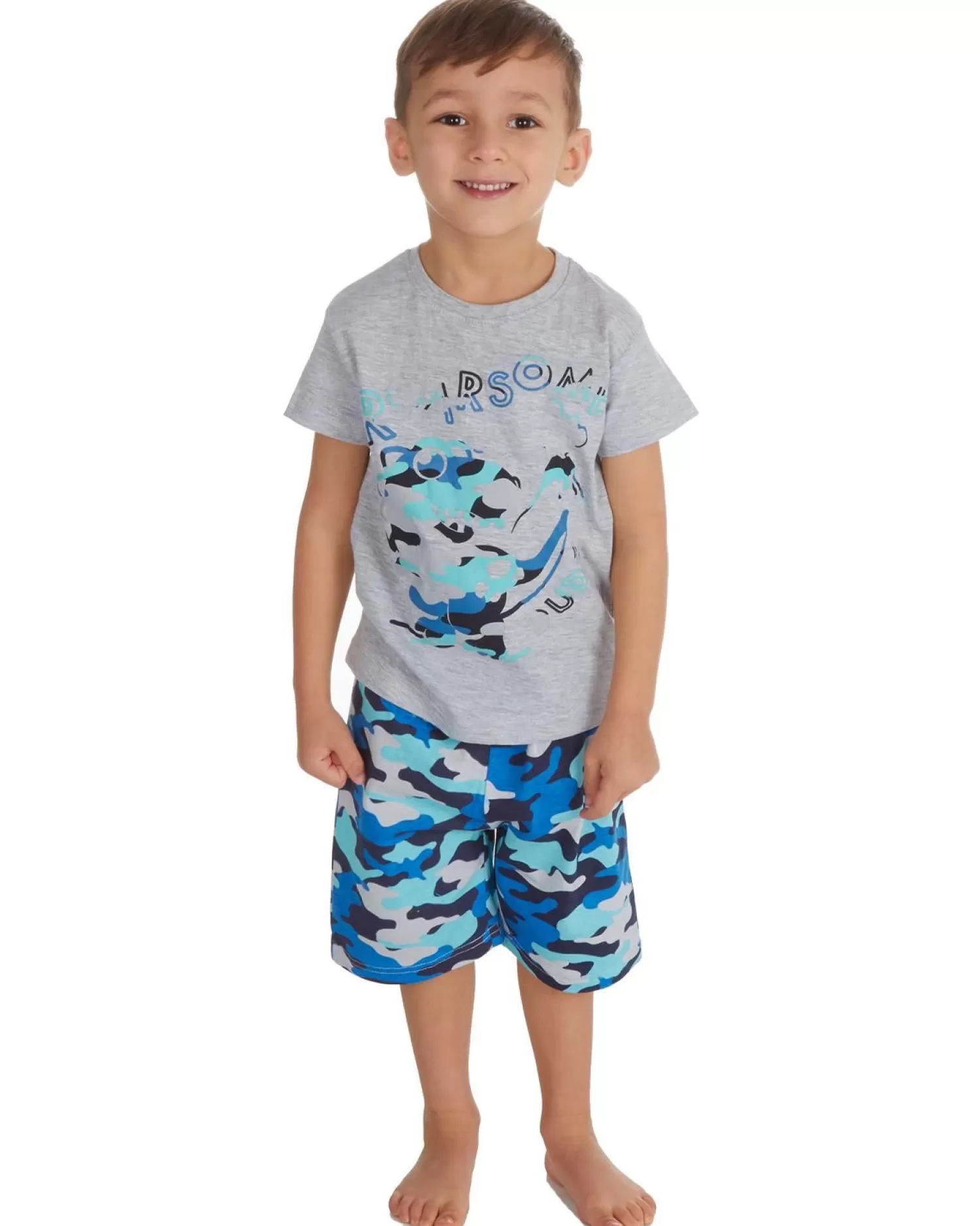 Kids Minikidz Kids Dino Camo Pyjamas