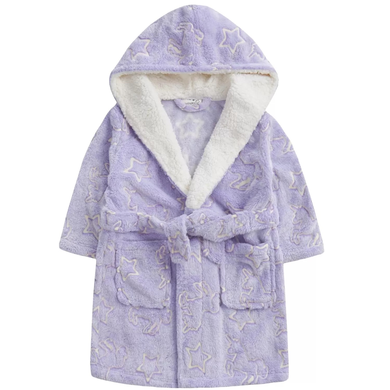 Kids * Kids Glow In The Dark Dressing Gown - Purple Unicorns