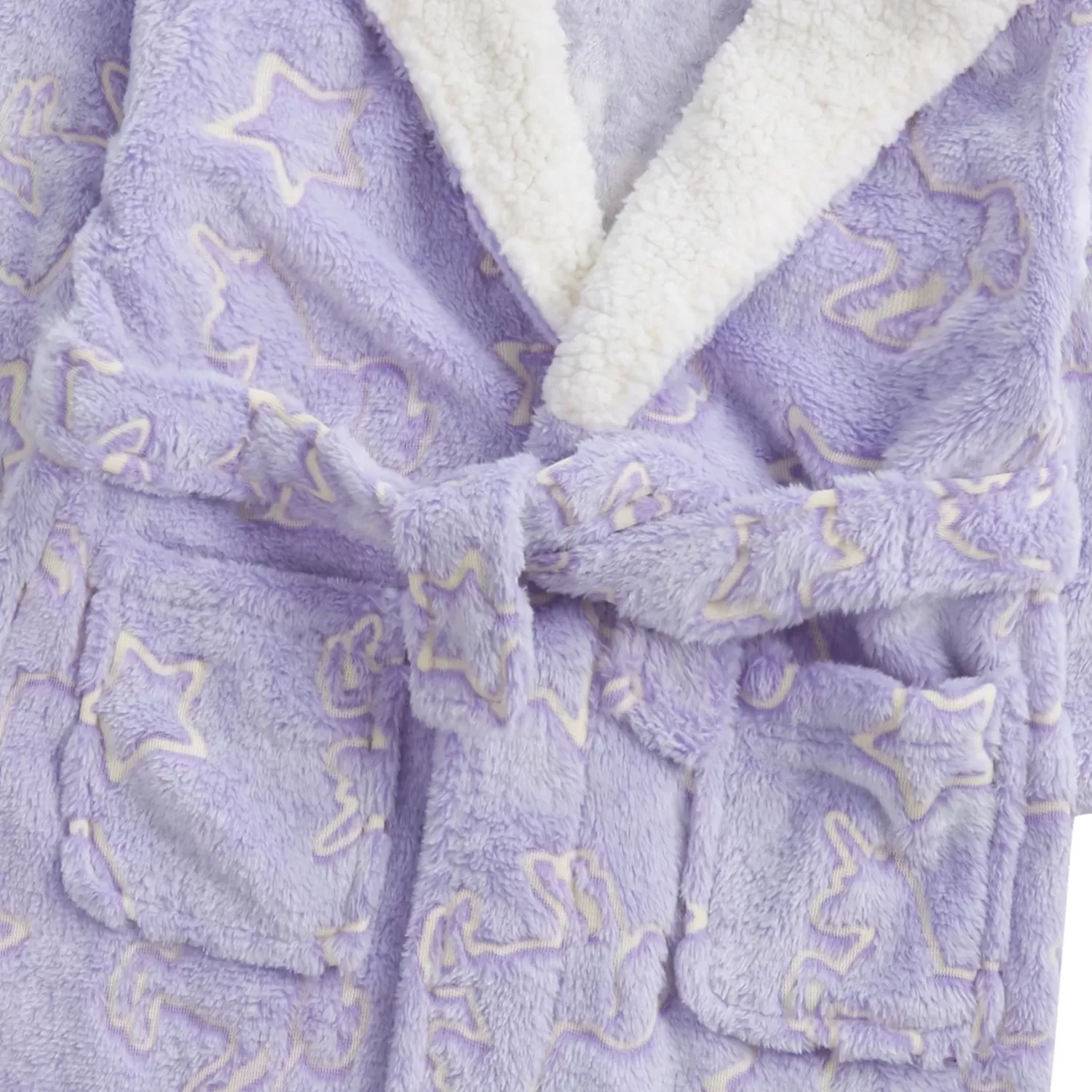 Kids * Kids Glow In The Dark Dressing Gown - Purple Unicorns