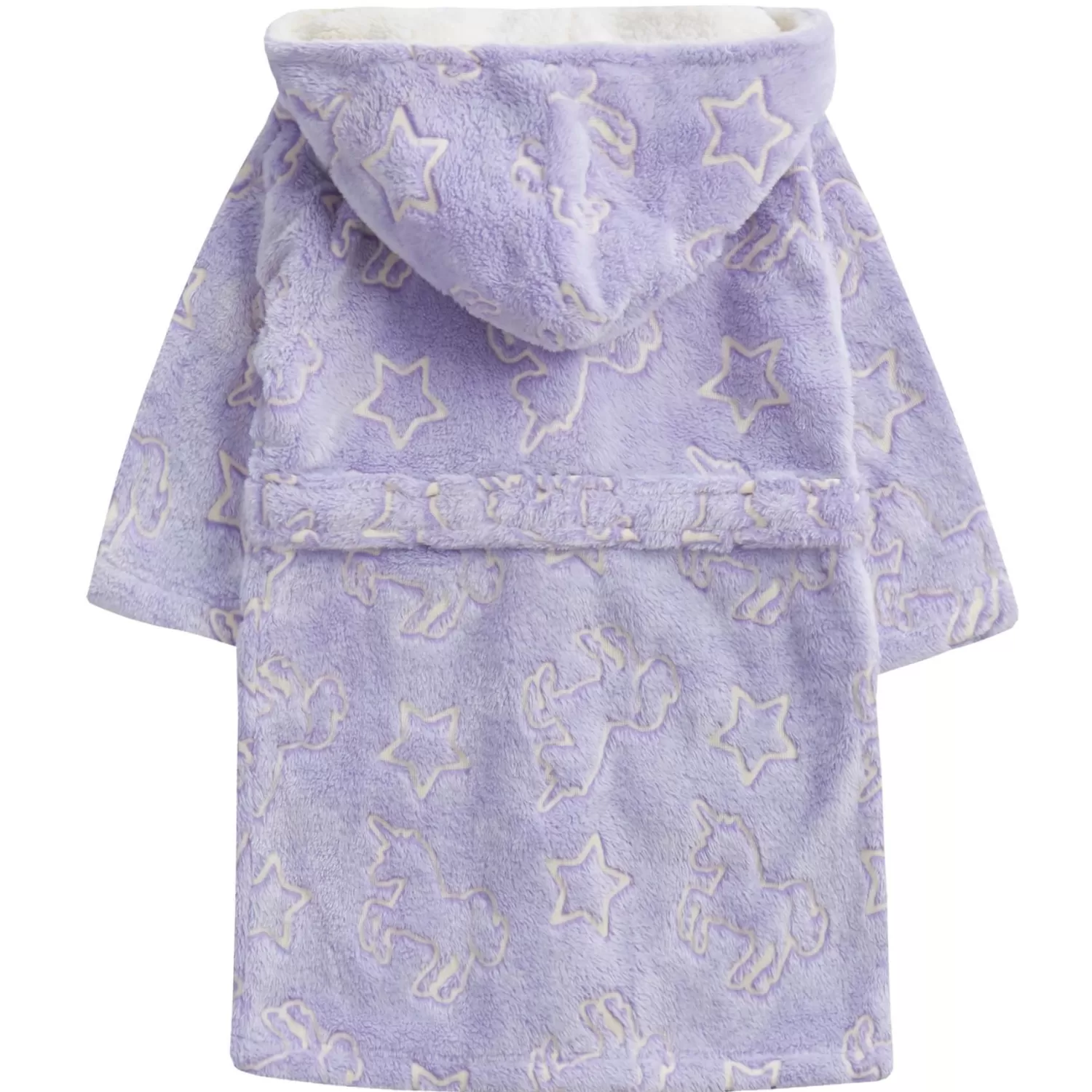 Kids * Kids Glow In The Dark Dressing Gown - Purple Unicorns